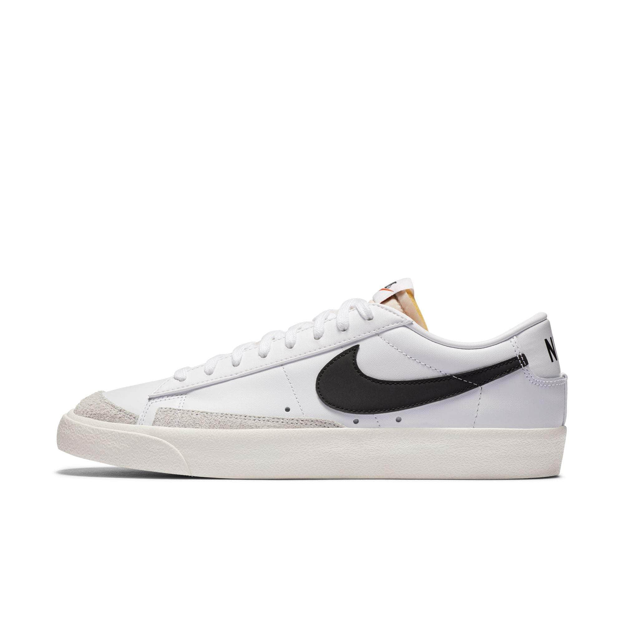 Nike FOOTWEAR Nike Blazer Low 77 Vintage "White Black" - Men's