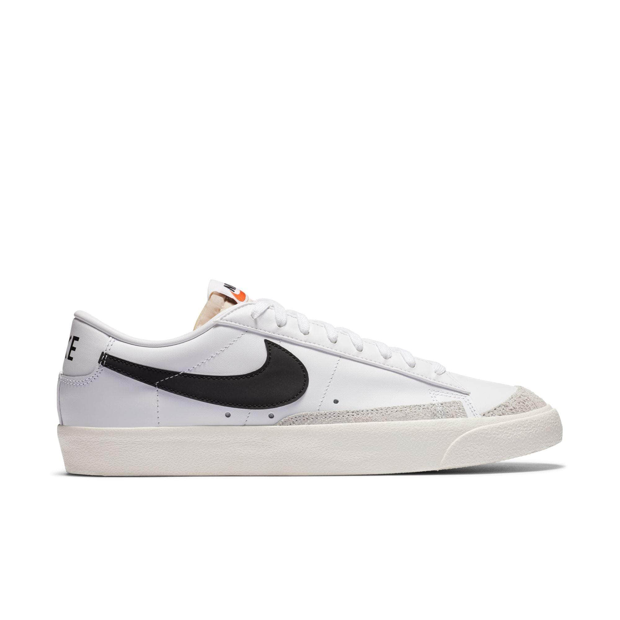 Nike FOOTWEAR Nike Blazer Low 77 Vintage "White Black" - Men's