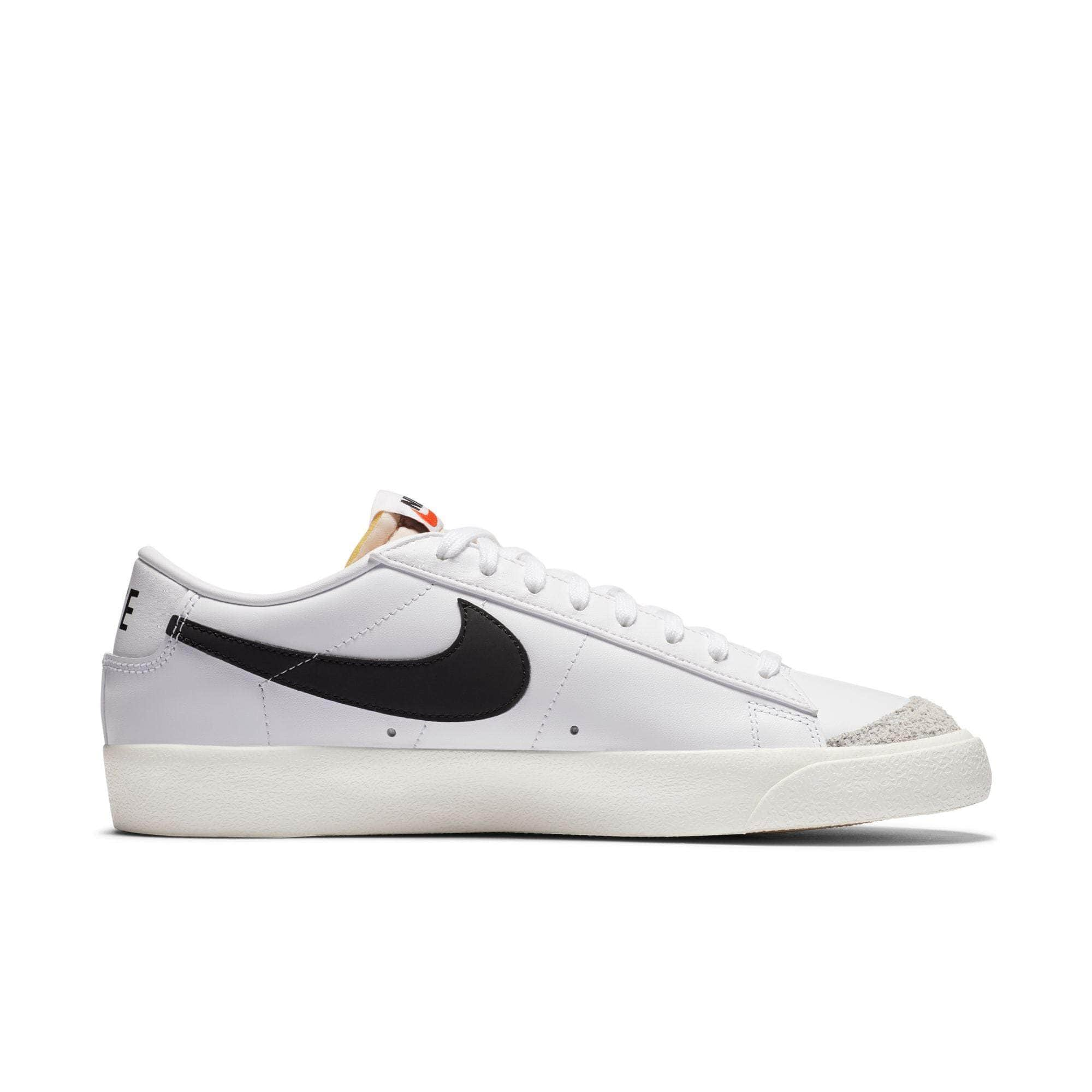 Nike FOOTWEAR Nike Blazer Low 77 Vintage "White Black" - Men's