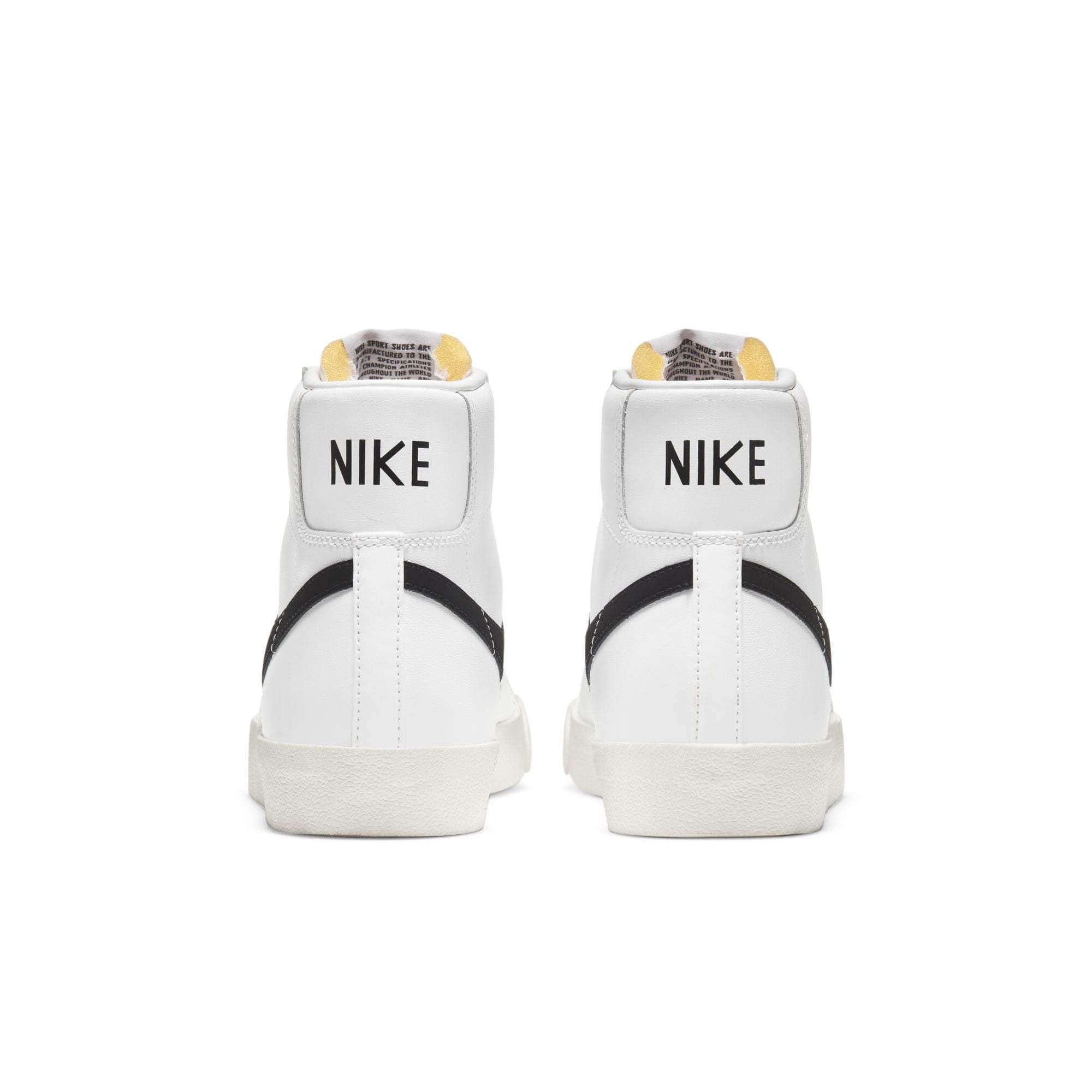 NIKE FOOTWEAR Nike Blazer Mid 77 Vintage "White Black" - Men's