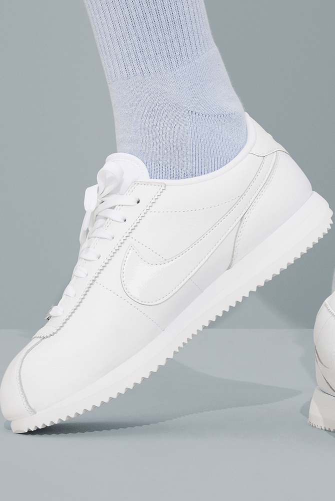classic cortez leather white