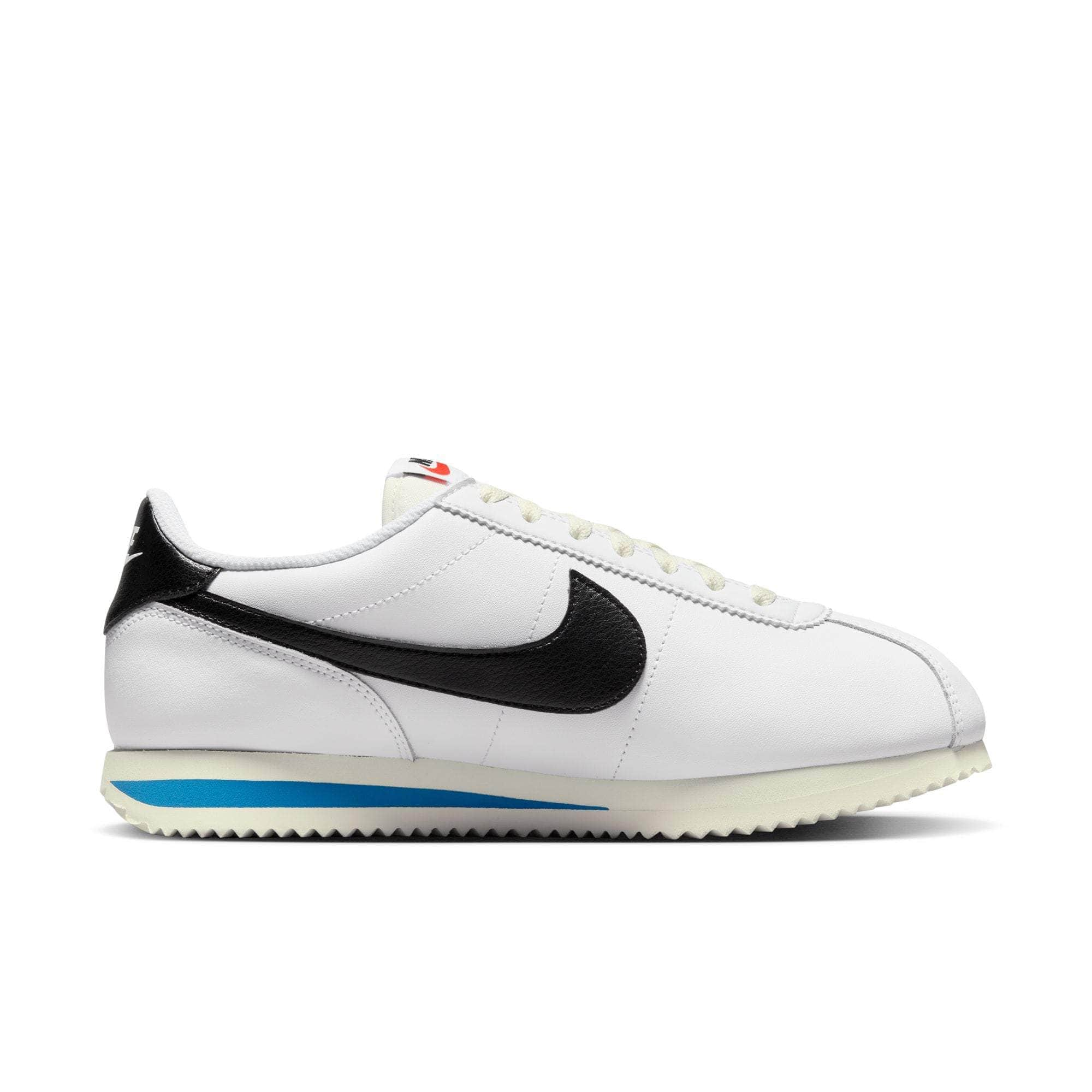 NIKE FOOTWEAR Nike Cortez White Black Light Photo Blue - Women's