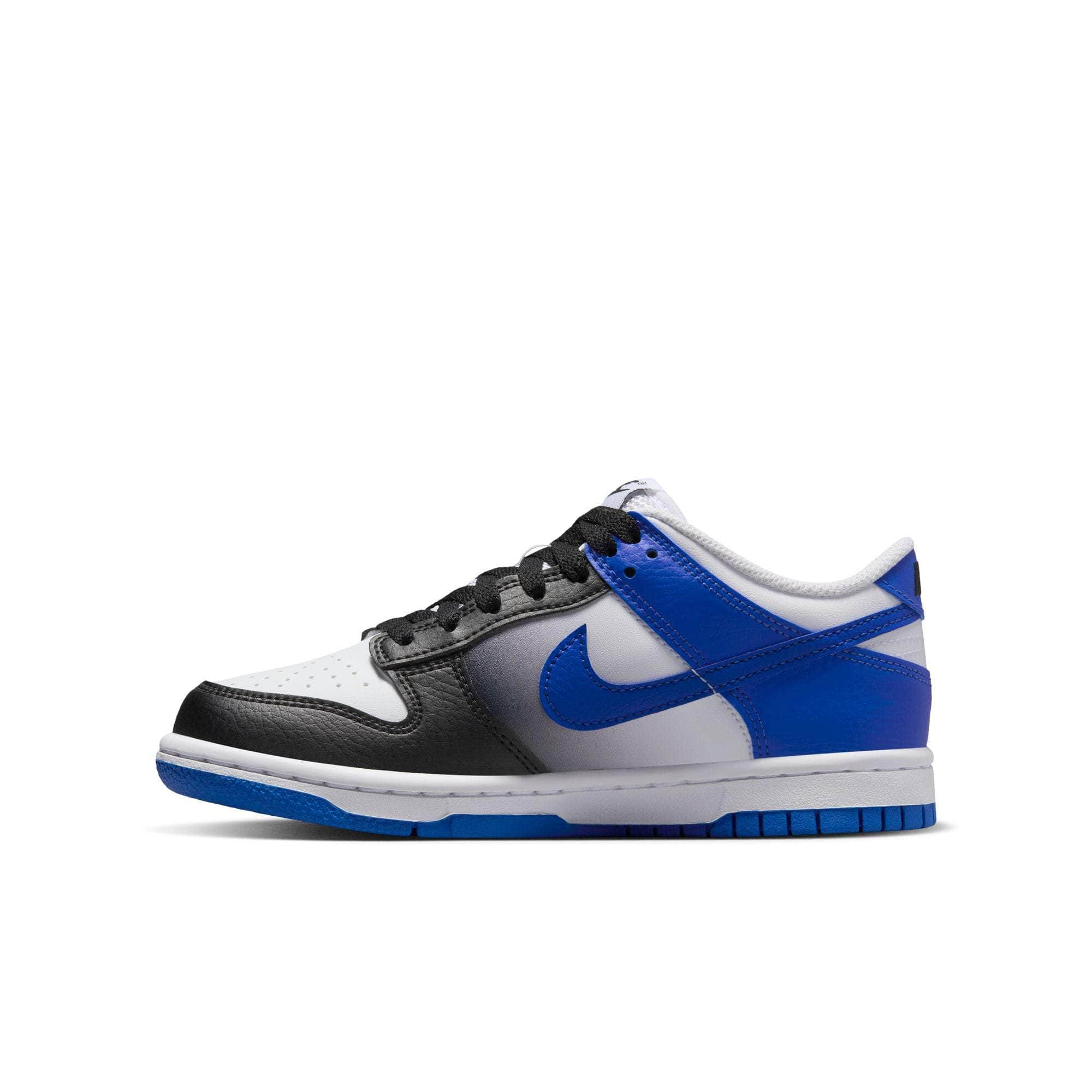 Nike FOOTWEAR Nike Dunk Low "Game Royal White Black" - Boy's GS