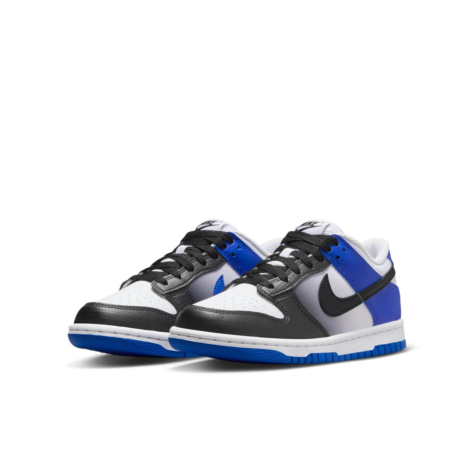 Nike FOOTWEAR Nike Dunk Low "Game Royal White Black" - Boy's GS