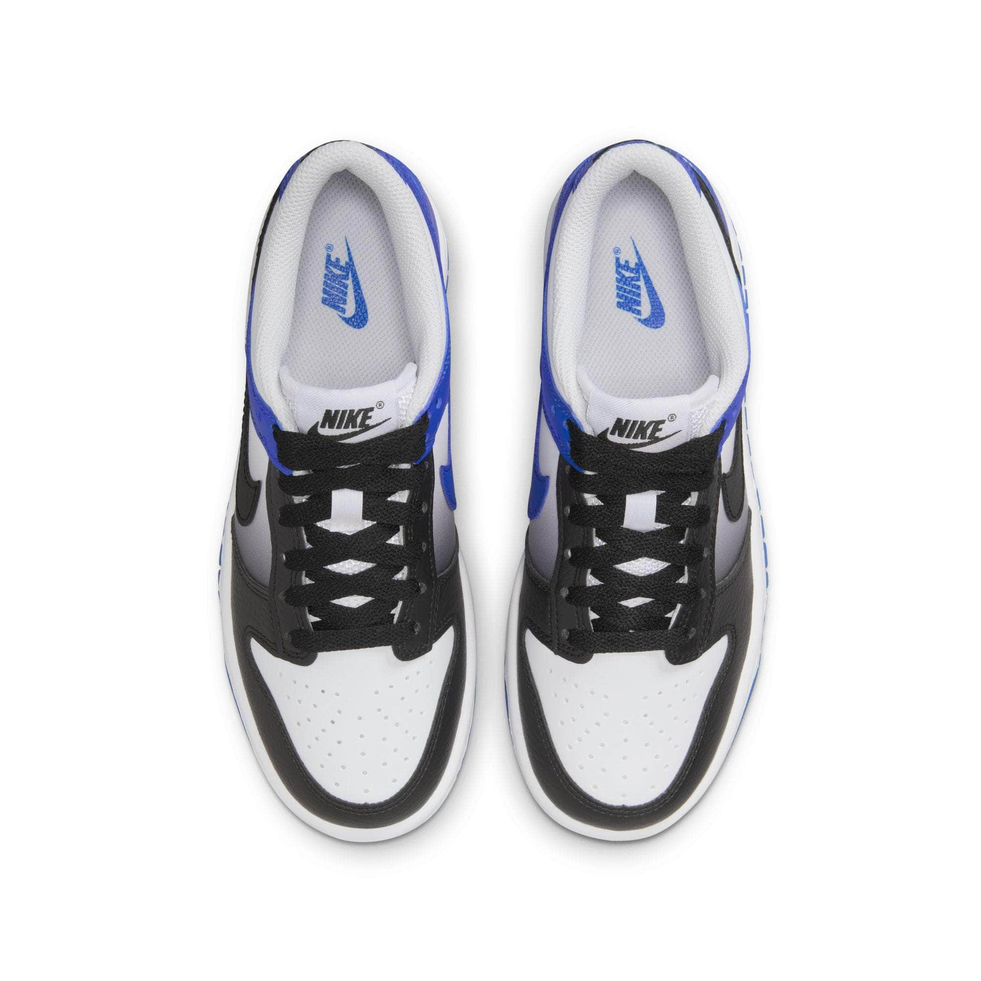 Nike FOOTWEAR Nike Dunk Low "Game Royal White Black" - Boy's GS