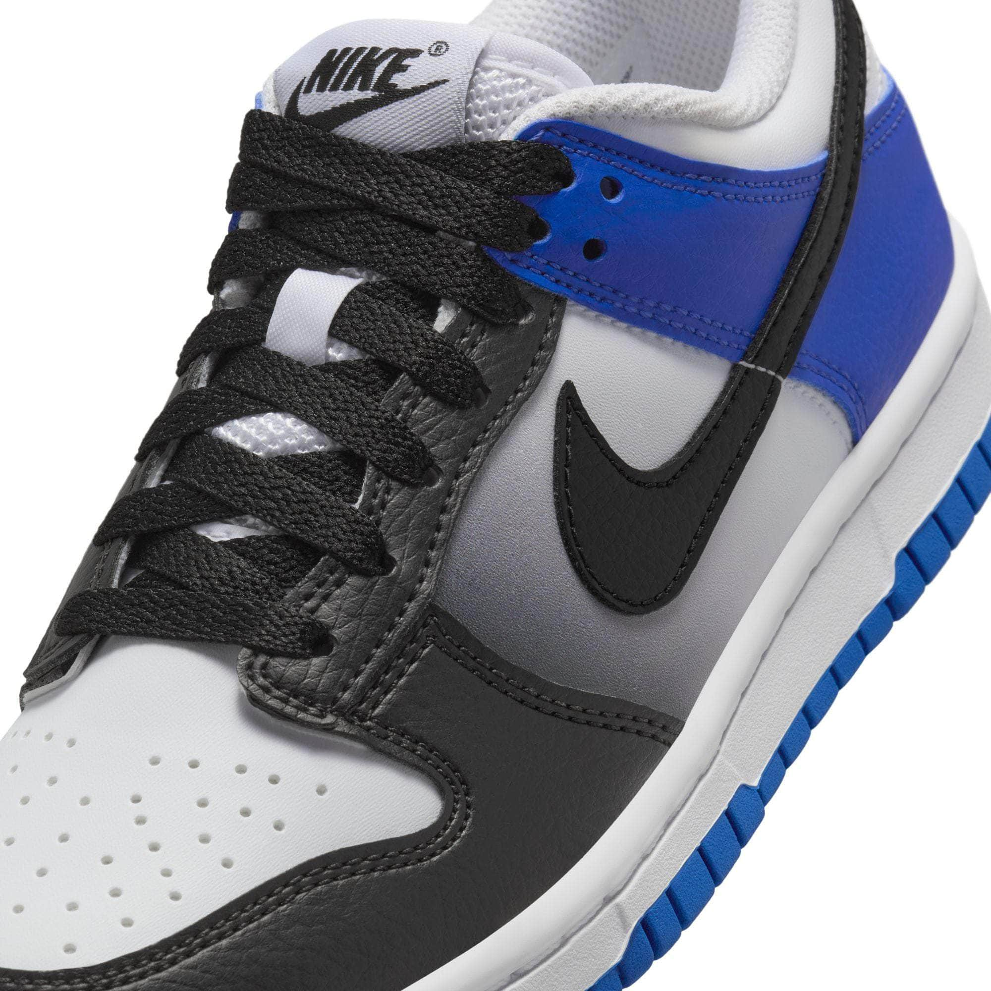 Nike FOOTWEAR Nike Dunk Low "Game Royal White Black" - Boy's GS