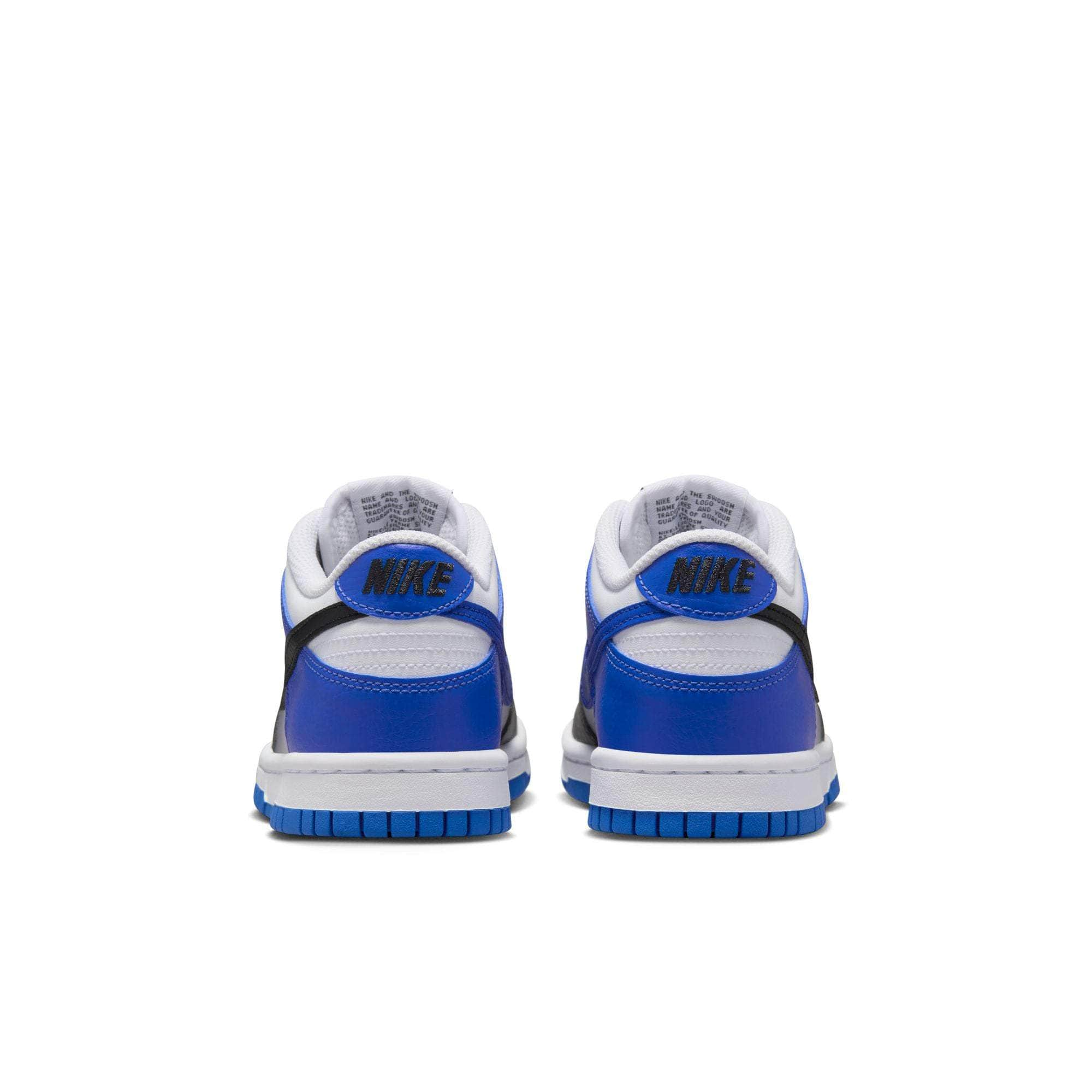 Nike FOOTWEAR Nike Dunk Low "Game Royal White Black" - Boy's GS