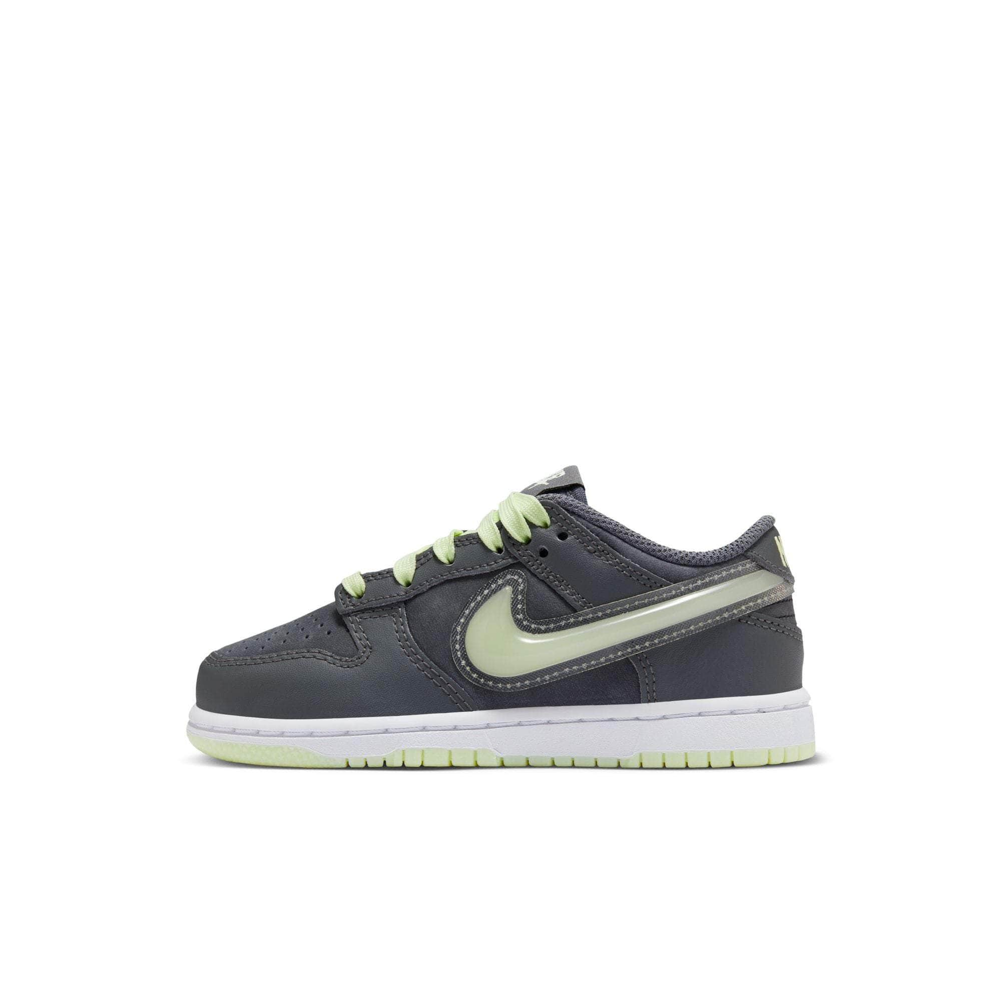 Nike FOOTWEAR Nike Dunk Low "Halloween Iron Grey Glow in the Dark " - Preschool