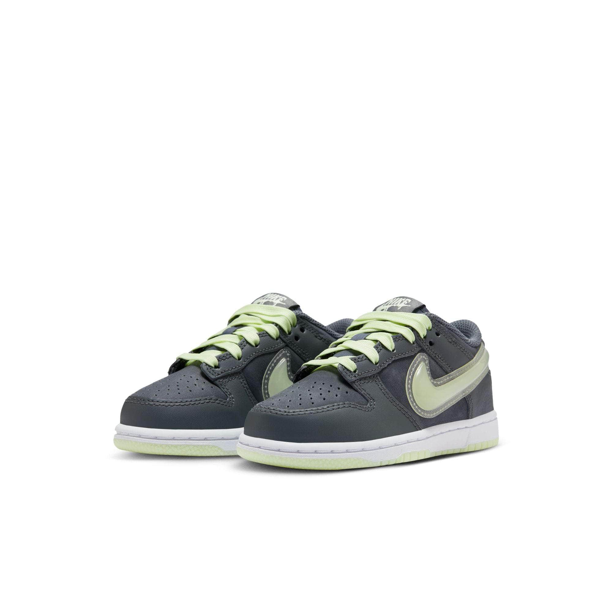 Nike FOOTWEAR Nike Dunk Low "Halloween Iron Grey Glow in the Dark " - Preschool