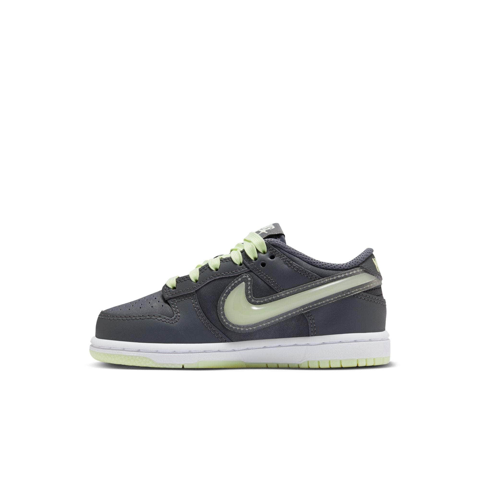 Nike FOOTWEAR Nike Dunk Low "Halloween Iron Grey Glow in the Dark " - Preschool