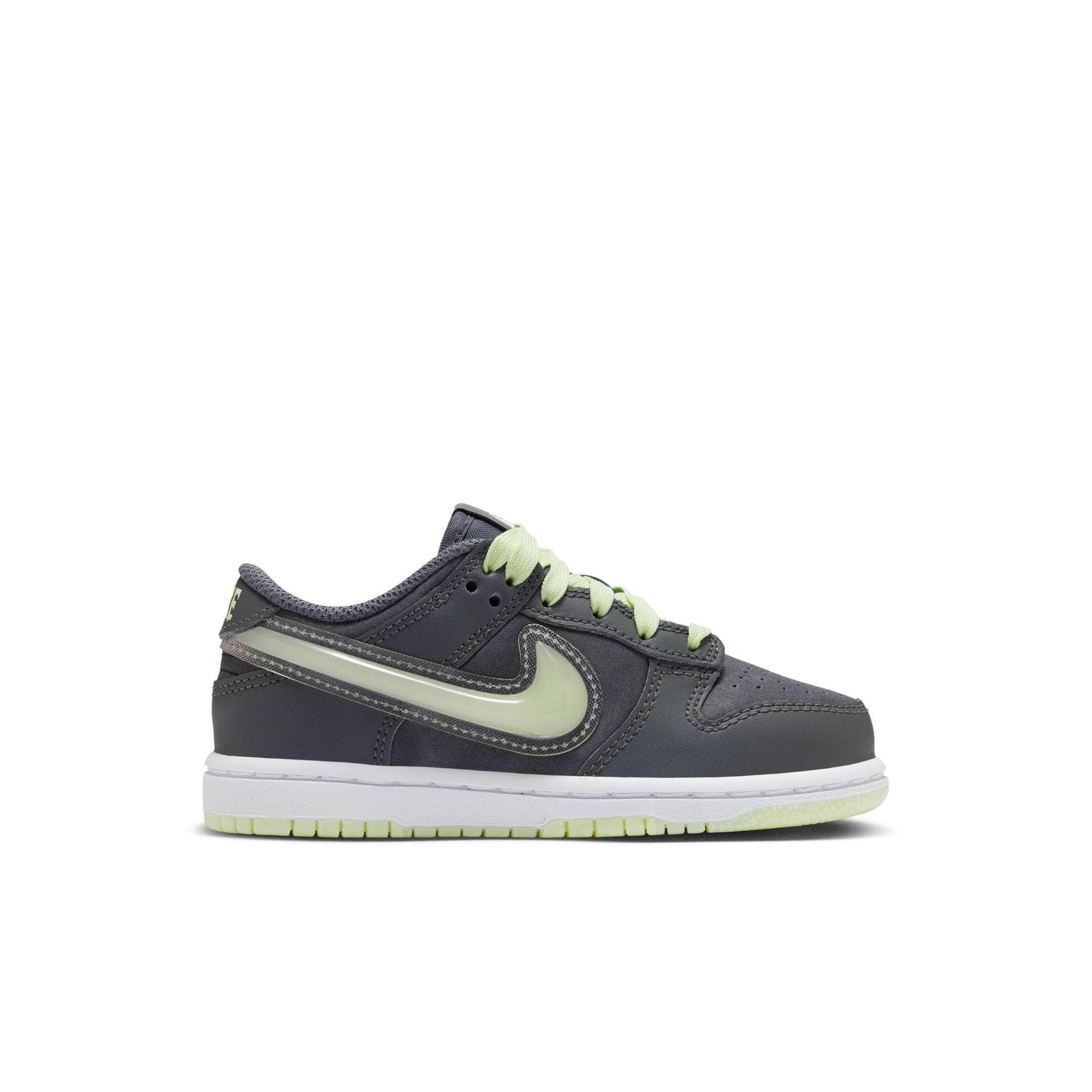 Nike FOOTWEAR Nike Dunk Low "Halloween Iron Grey Glow in the Dark " - Preschool