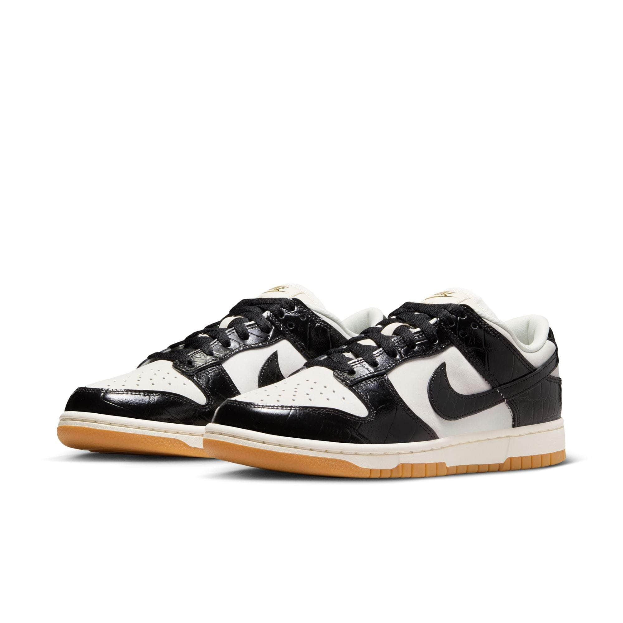 Nike Footwear Nike Dunk Low LX Black Croc - Women's