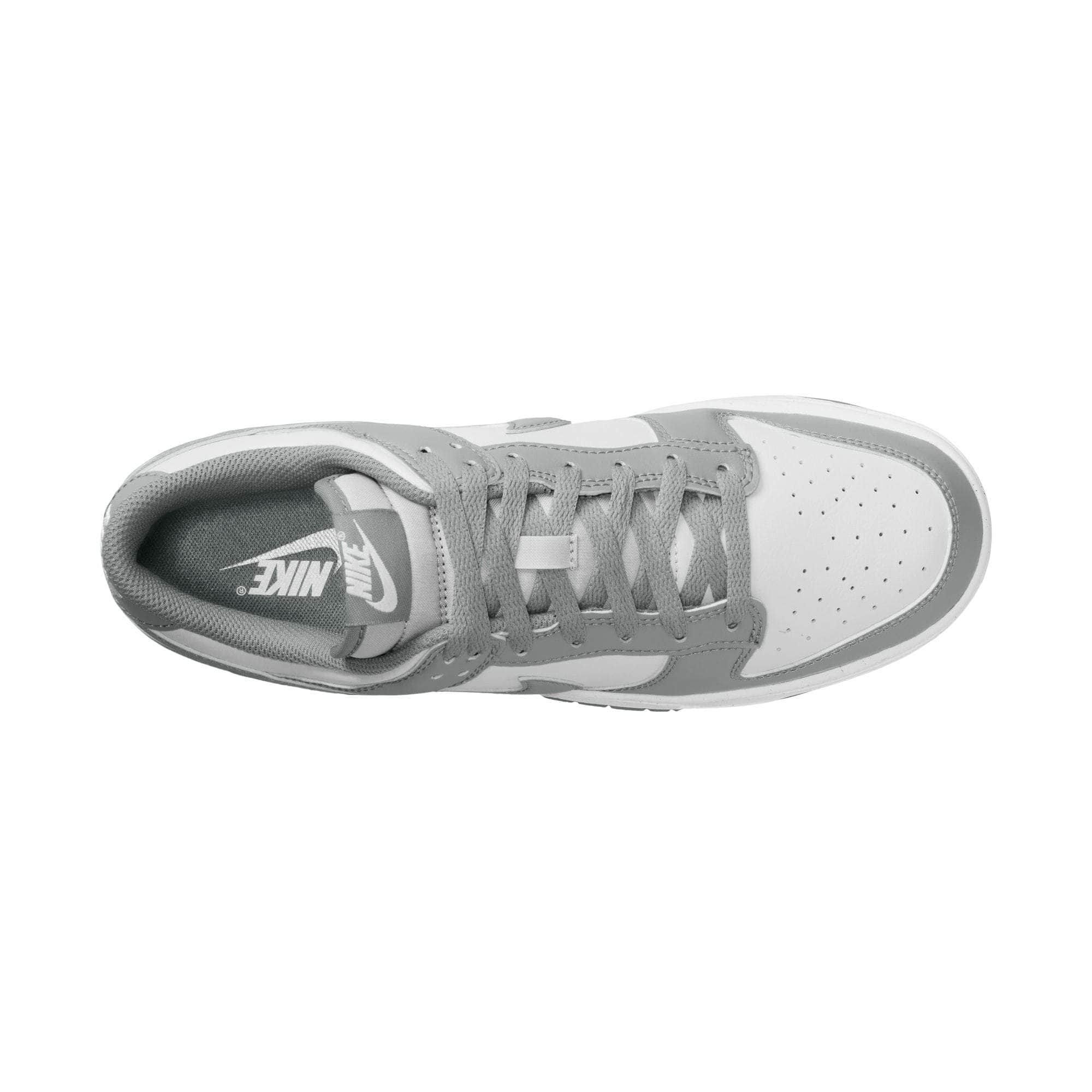 Nike FOOTWEAR Nike Dunk Low White Light Smoke Grey - Men's