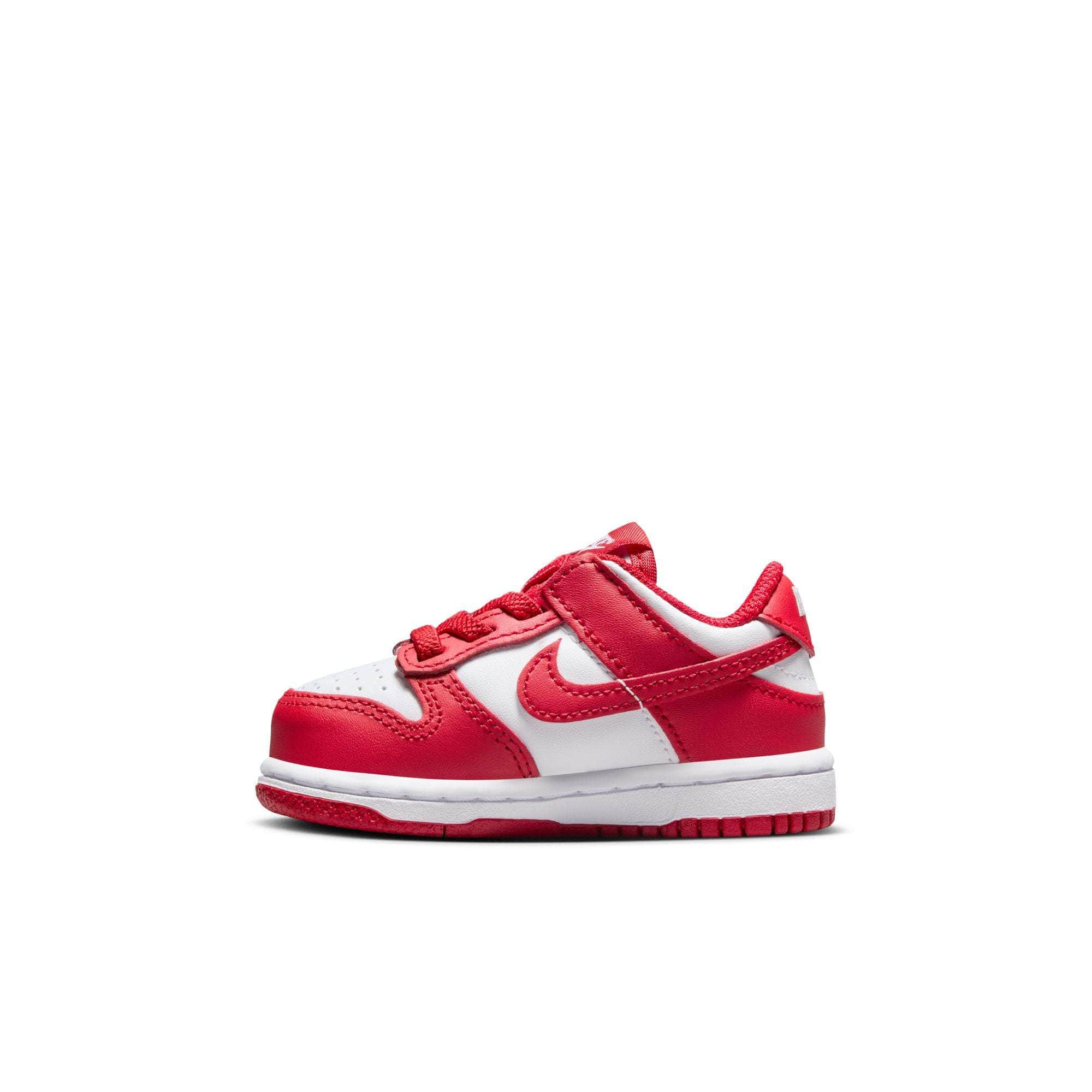 Nike FOOTWEAR Nike Dunk Low "White University Red" - Toddler