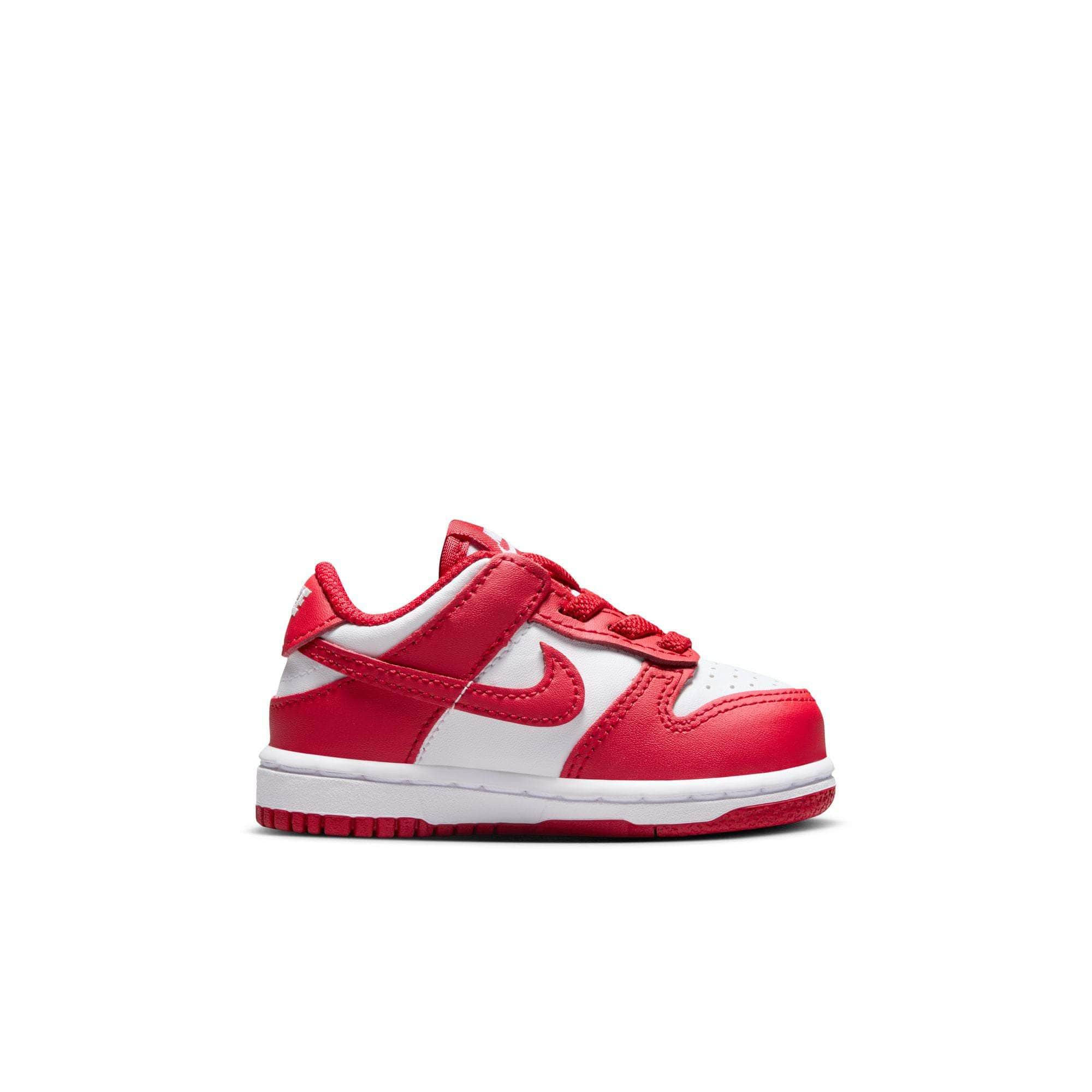 Nike FOOTWEAR Nike Dunk Low "White University Red" - Toddler