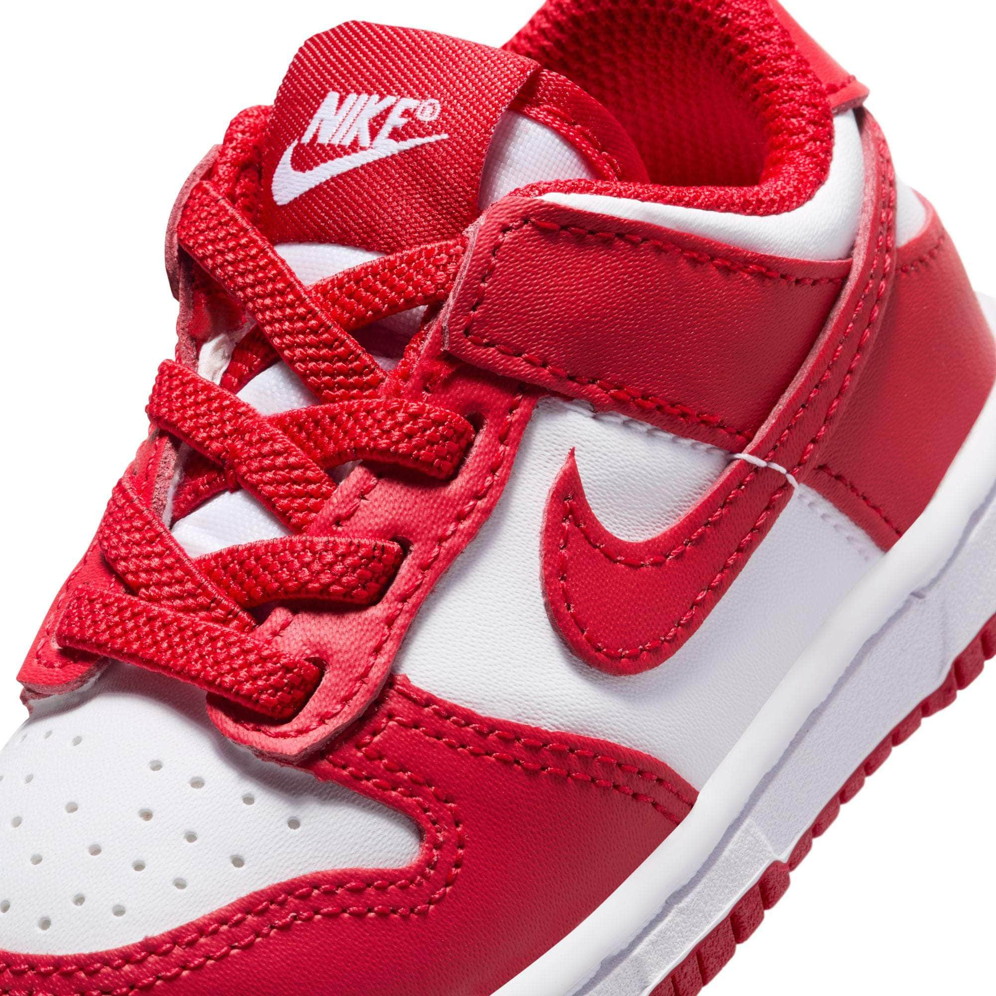 Nike FOOTWEAR Nike Dunk Low "White University Red" - Toddler