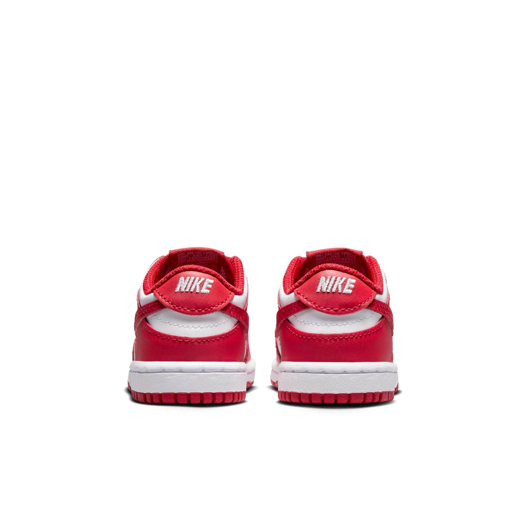 Nike FOOTWEAR Nike Dunk Low "White University Red" - Toddler