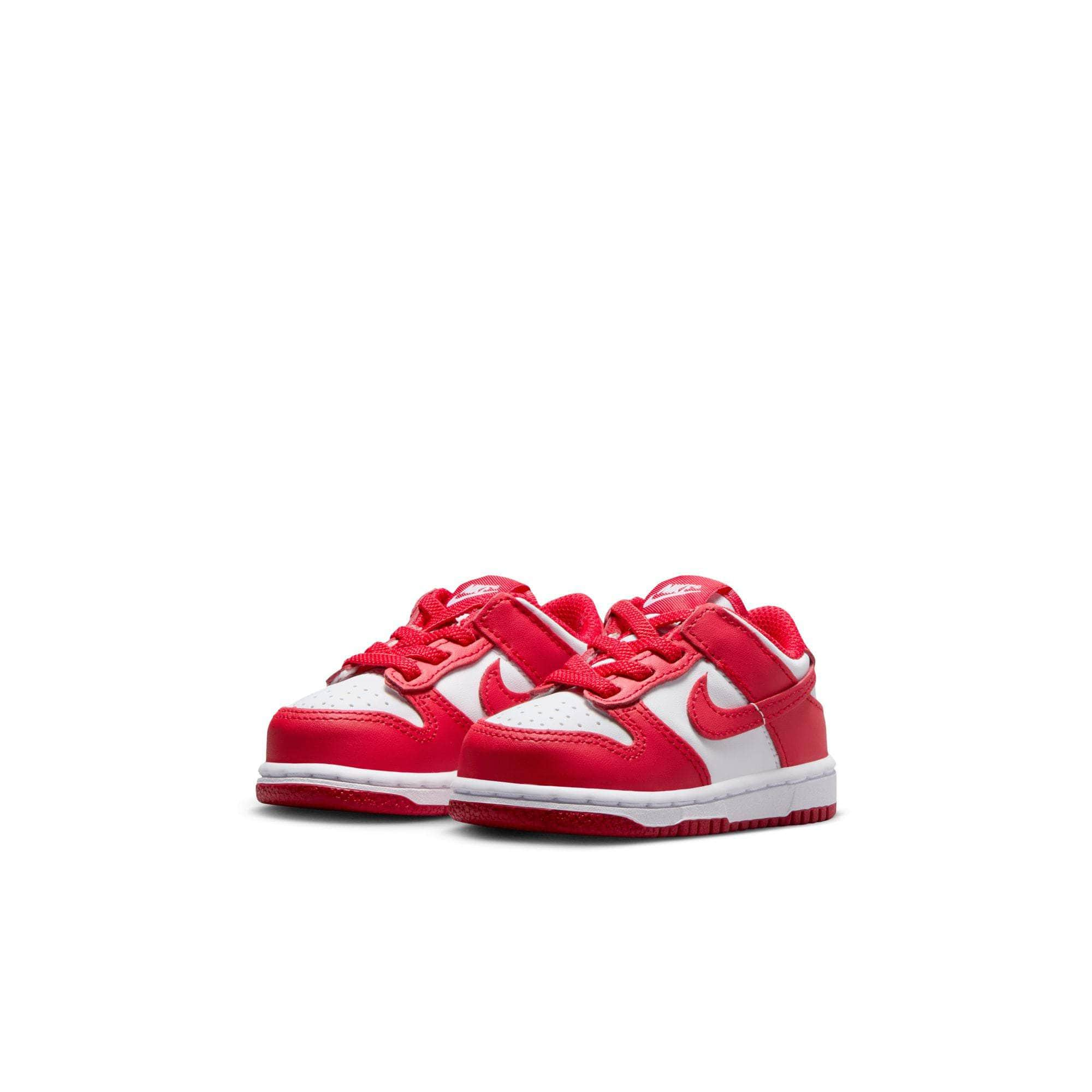 Nike FOOTWEAR Nike Dunk Low "White University Red" - Toddler