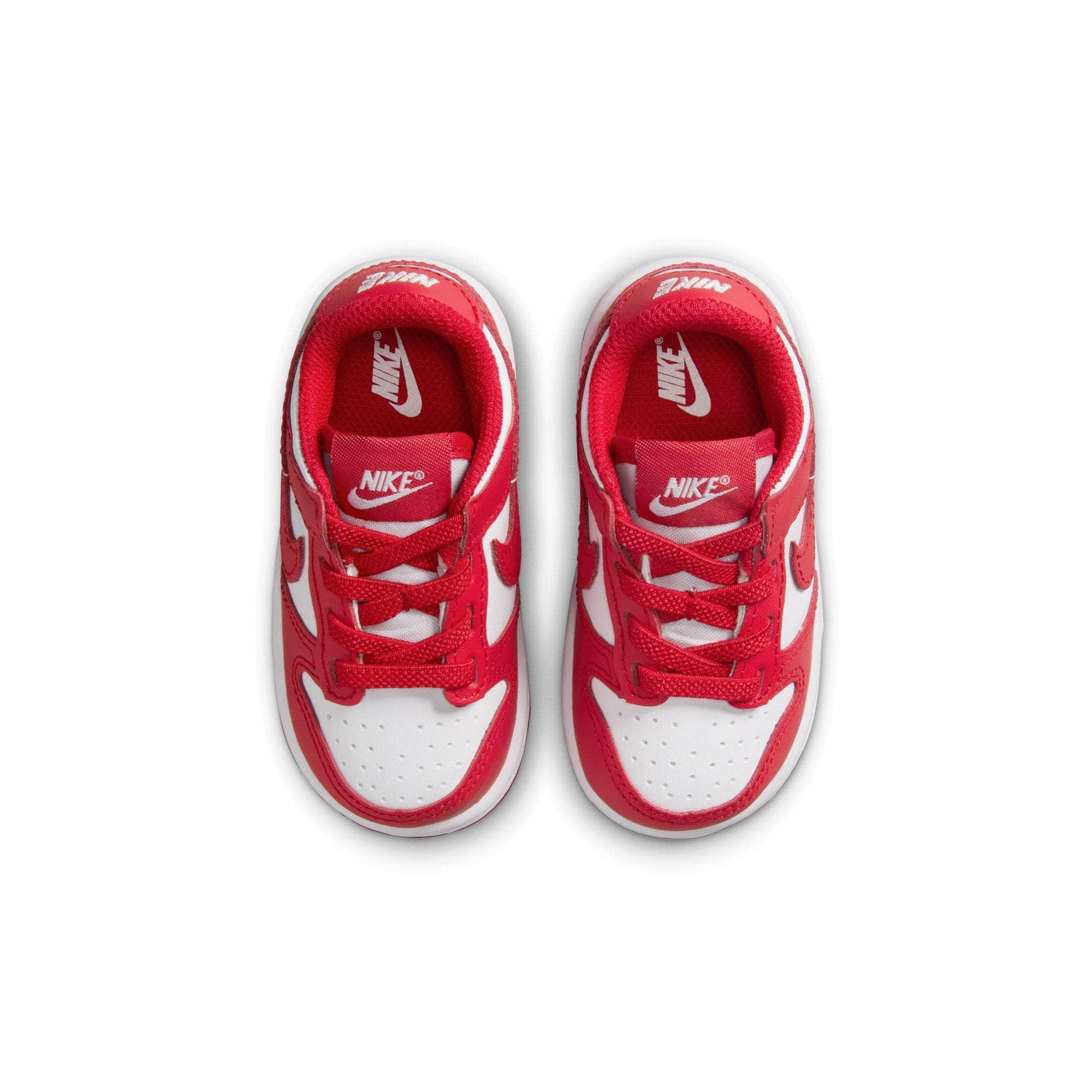 Nike FOOTWEAR Nike Dunk Low "White University Red" - Toddler