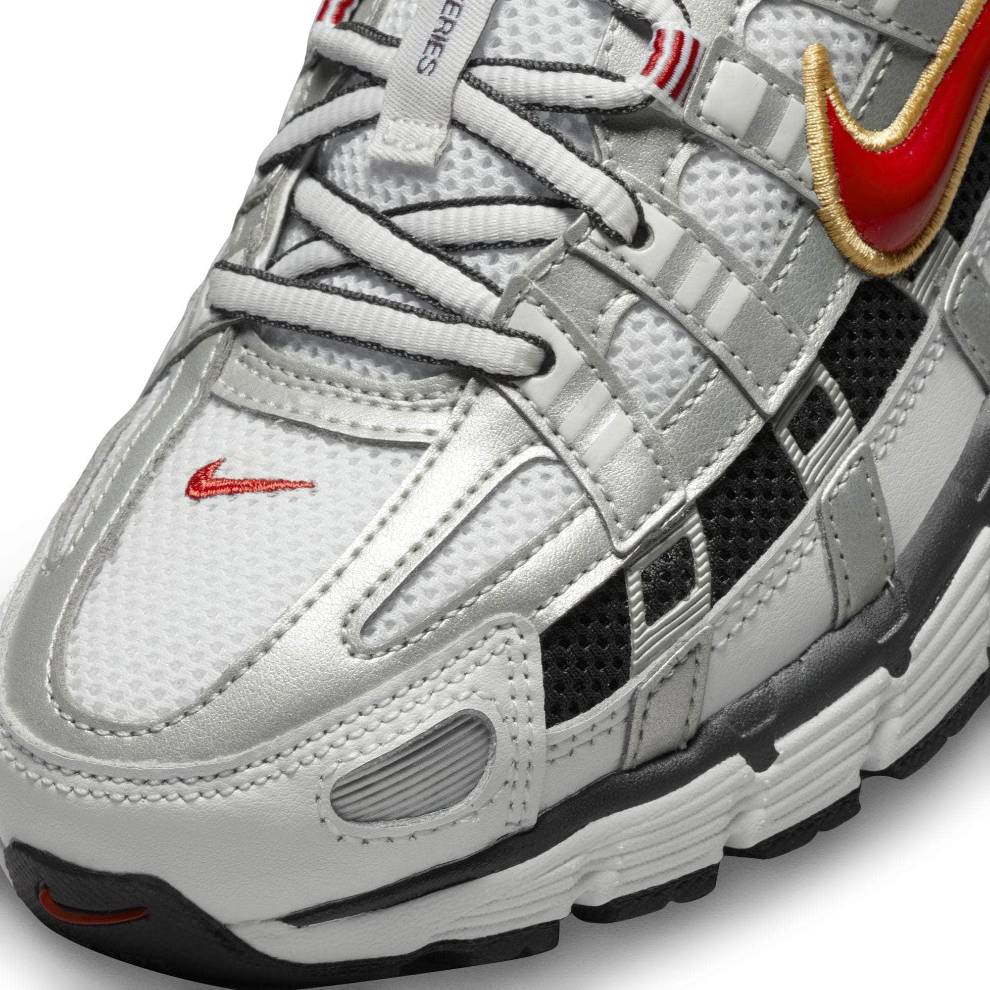 Nike FOOTWEAR Nike P-6000 "Metallic Silver Red" - Women's