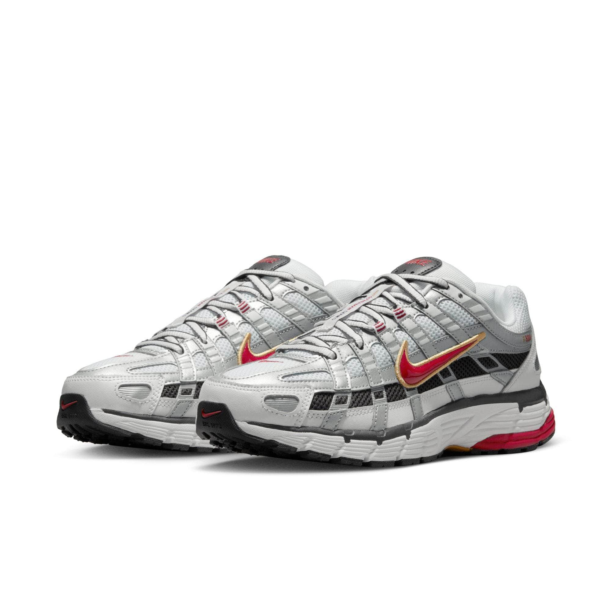 Nike FOOTWEAR Nike P-6000 "Metallic Silver Red" - Women's