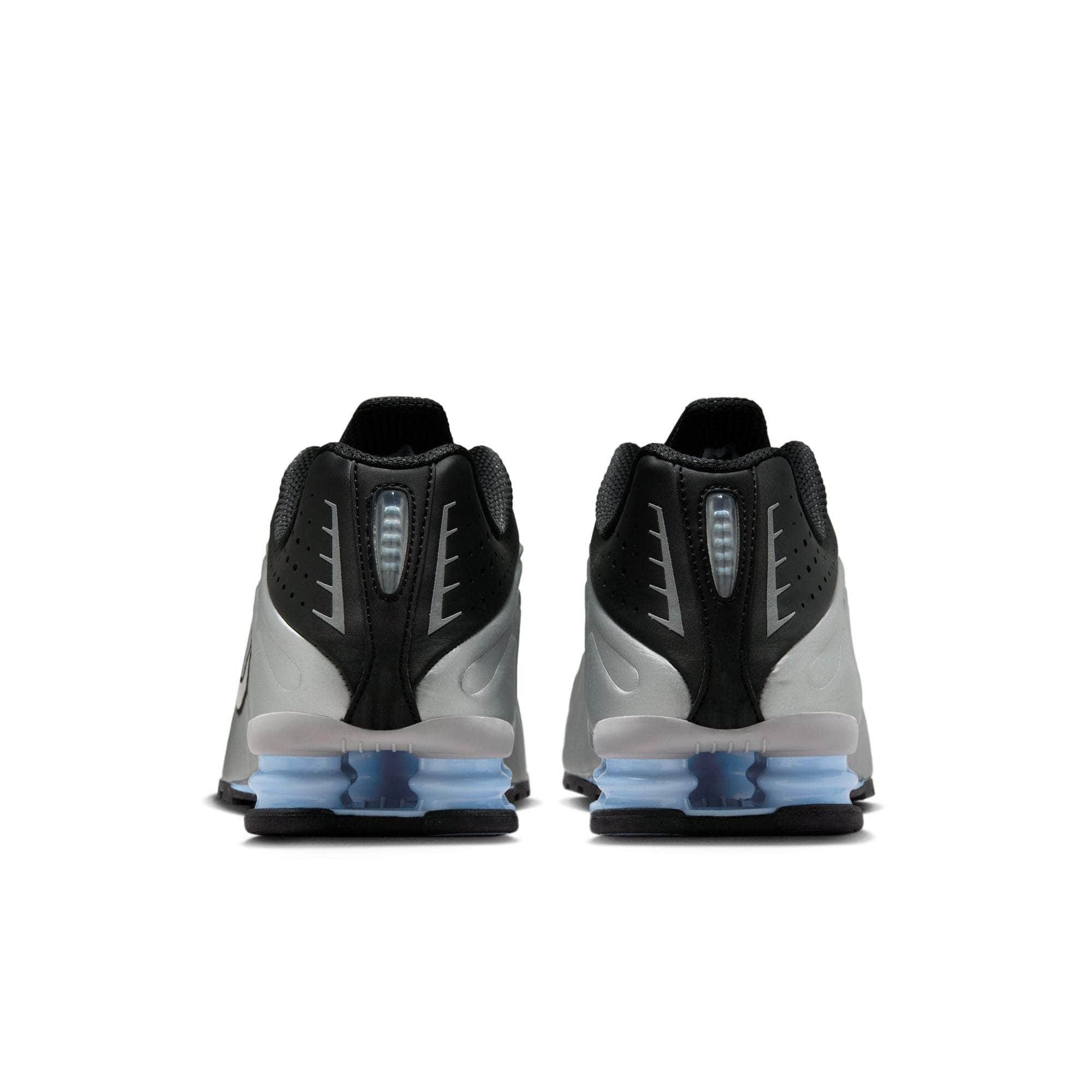 Nike FOOTWEAR Nike Shox R4 "Metallic Silver Black Psychic Blue" - Men's