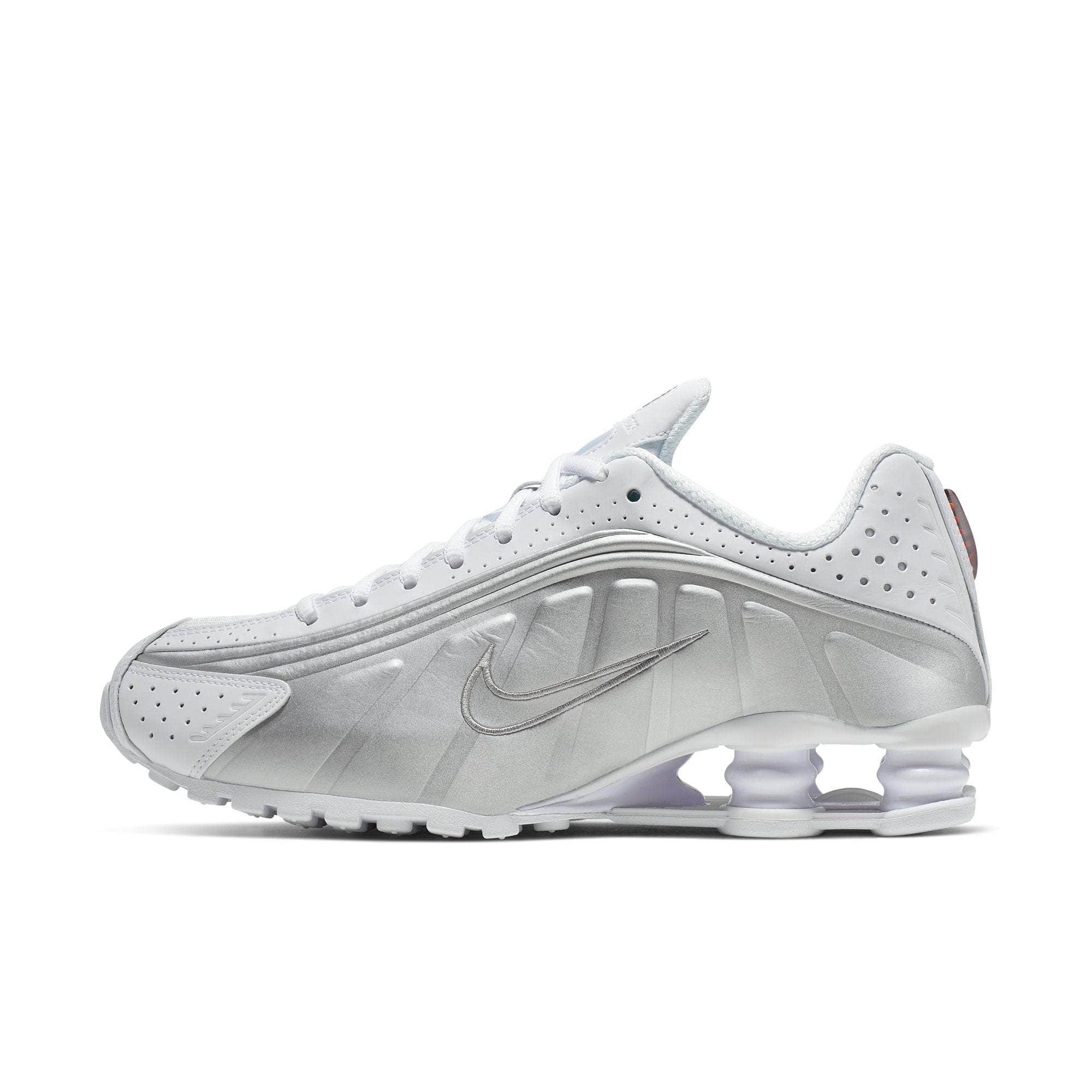 Nike FOOTWEAR Nike Shox R4 "White Metallic" - Women's