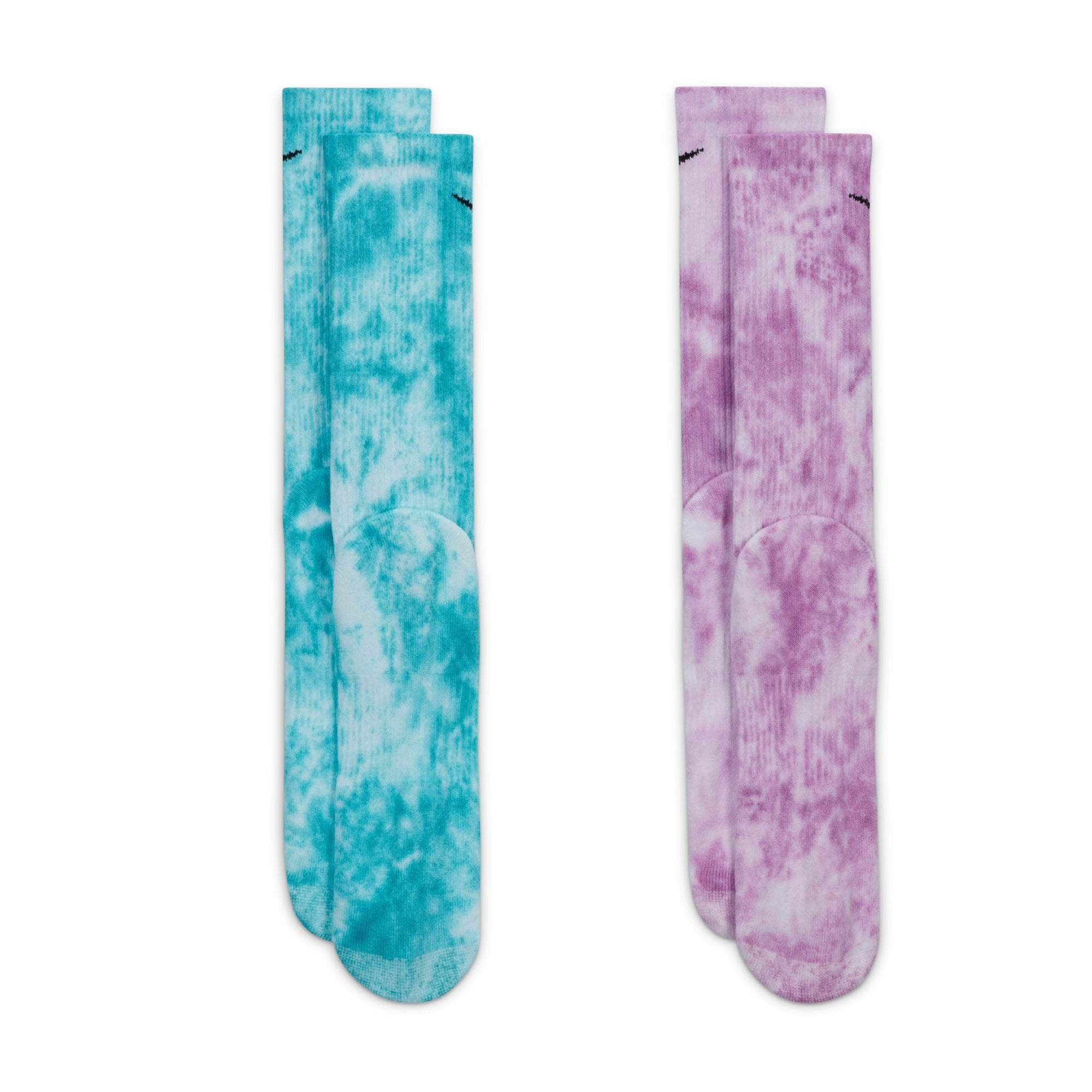 NIKE Socks Nike Everyday Plus Cushioned Tie-Dye Crew Socks