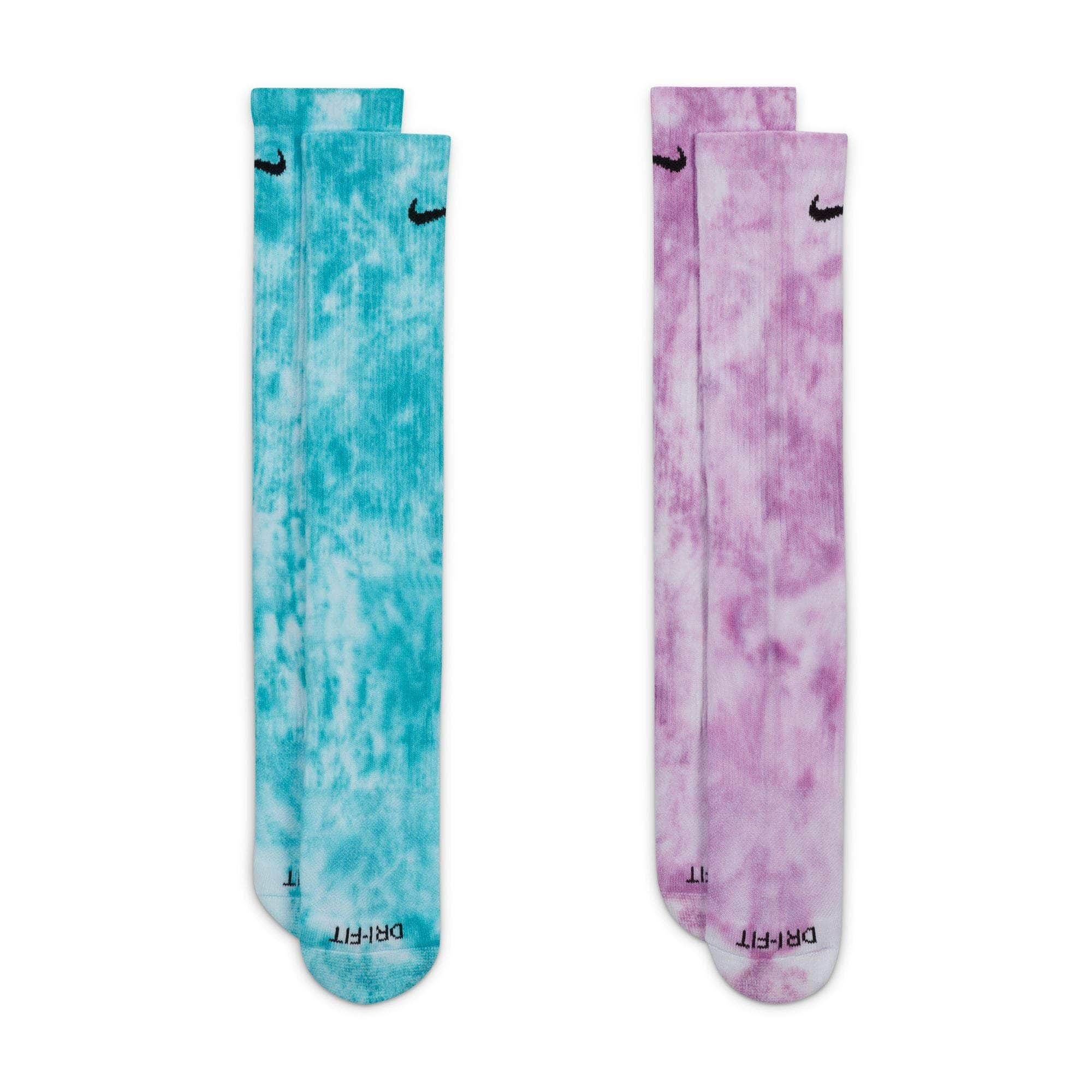 NIKE Socks Nike Everyday Plus Cushioned Tie-Dye Crew Socks