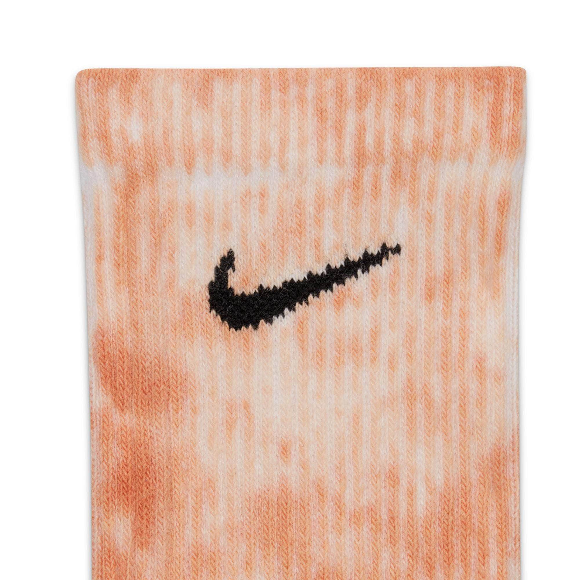 orange nike crew socks