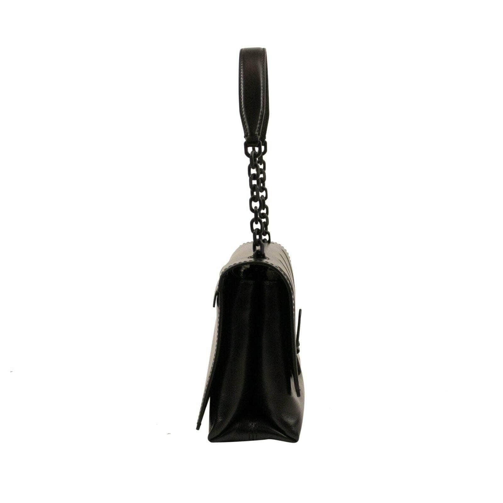 Black Embossed Diag Small Bag - GBNY