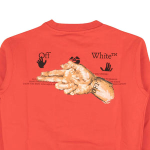 Off-White c/o Virgil Abloh 250-500, channelenable-all, chicmi, couponcollection, gender-mens, main-clothing, mens-crewnecks, mens-shoes, off-white, off-white-c-o-virgil-abloh, owjuly4, size-s, size-xxs Fiery Red And Nude Pascal Crewneck