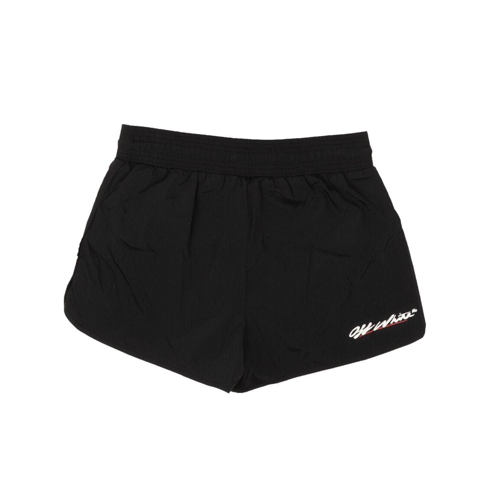 Off-White c/o Virgil Abloh 250-500, channelenable-all, chicmi, couponcollection, gender-womens, main-clothing, off-white-c-o-virgil-abloh, size-m M Black Athleisure Running Shorts OFW-XBTM-0023/M OFW-XBTM-0023/M