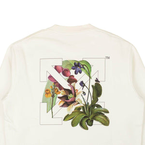 Off-White c/o Virgil Abloh 250-500, channelenable-all, chicmi, couponcollection, gender-womens, main-clothing, off-white-c-o-virgil-abloh, size-xs, size-xxs, womens-crewneck-sweaters White Botanical Arrows Crewneck