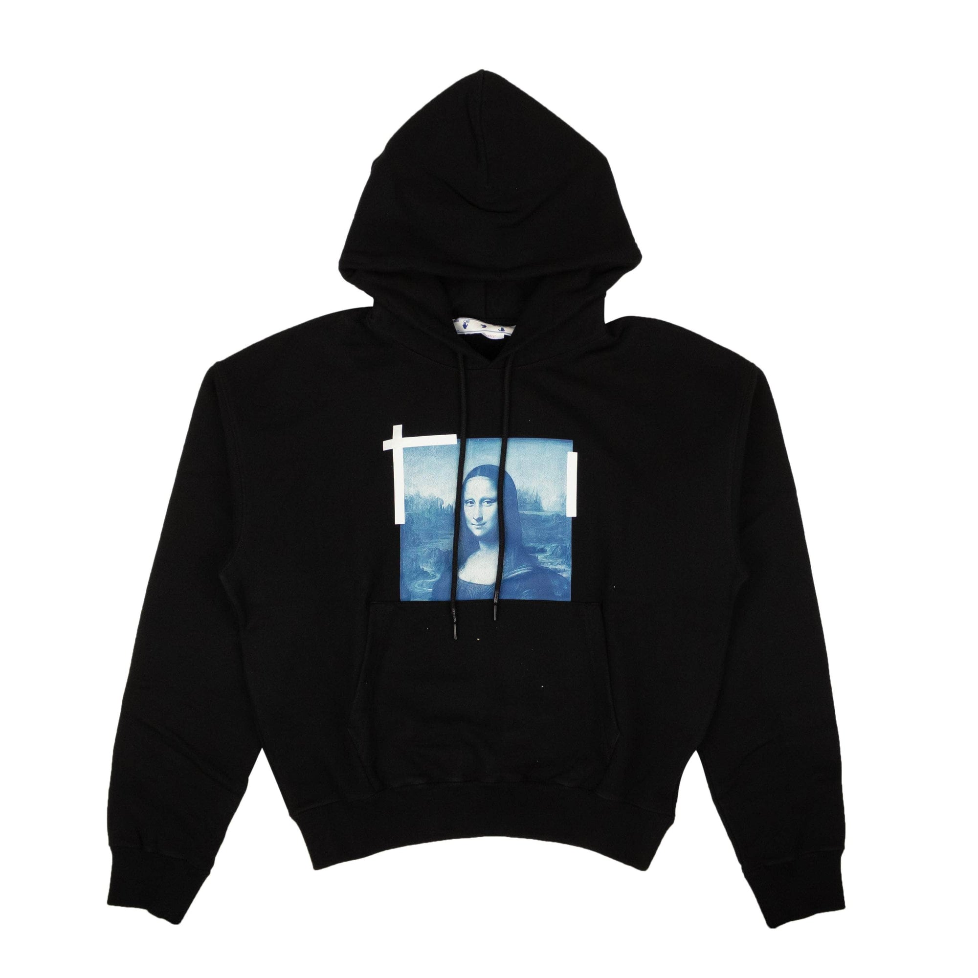 Off-White c/o Virgil Abloh 500-750, channelenable-all, chicmi, couponcollection, gender-mens, main-clothing, mens-shoes, off-white-c-o-virgil-abloh, size-l, size-m, size-s, size-xs Black Monalisa Over Hoodie