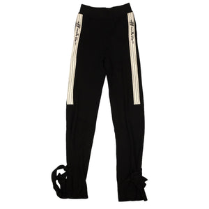 Off-White c/o Virgil Abloh 500-750, channelenable-all, chicmi, couponcollection, gender-womens, main-clothing, off-white-c-o-virgil-abloh, size-40 40 Black Knitted Logo Stripe Pants 95-OFW-1957/40 95-OFW-1957/40