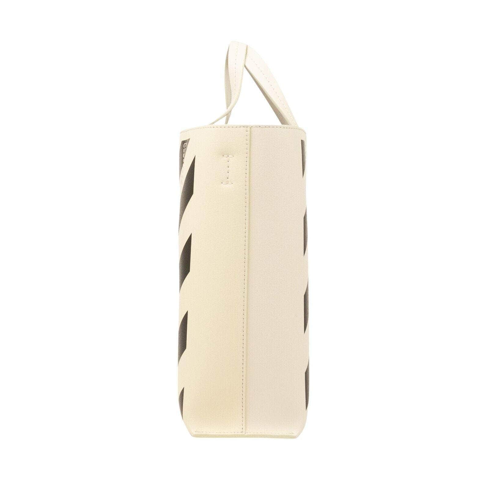 White And Black Diag Tote Bag - GBNY