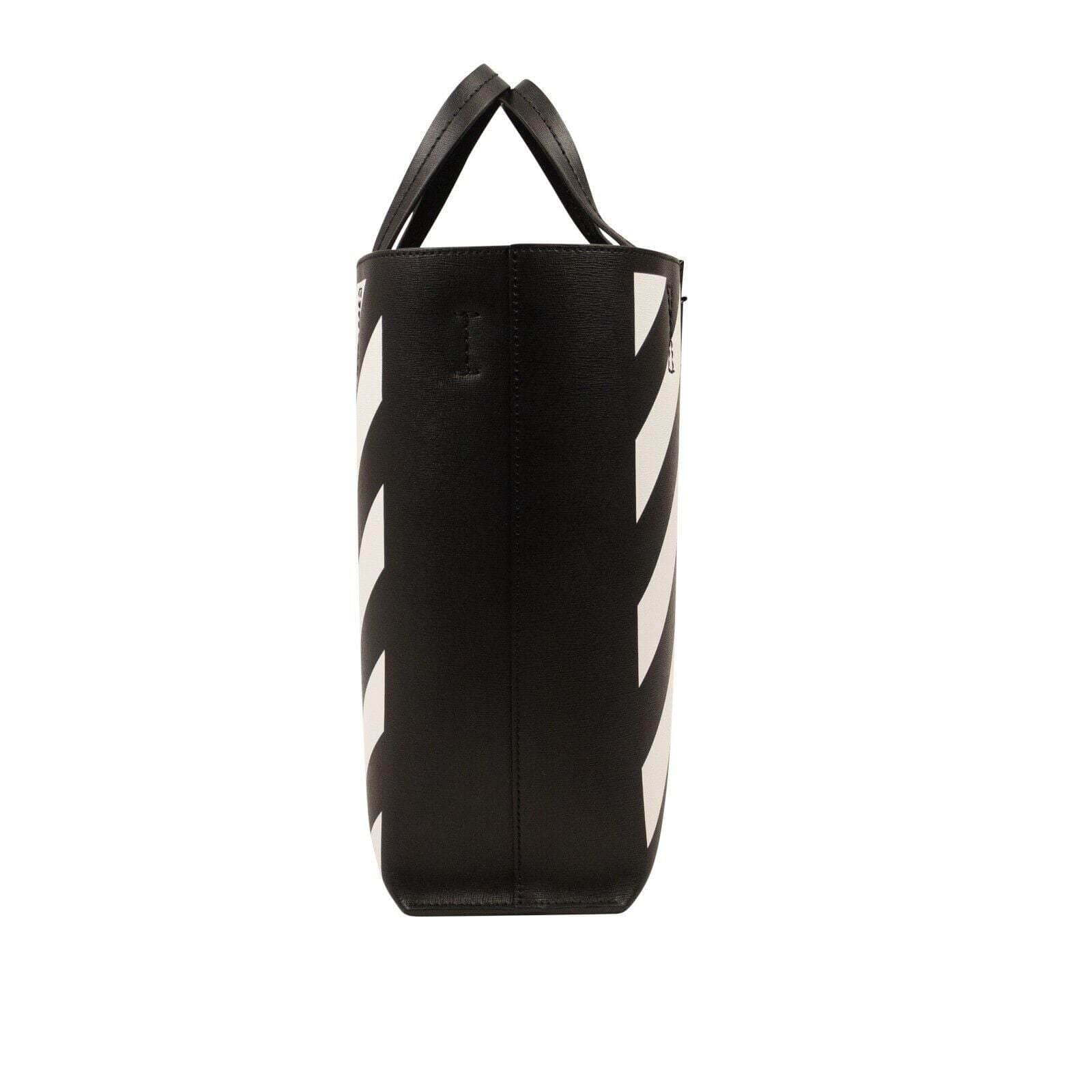 Black And White Diag Tote Bag - GBNY