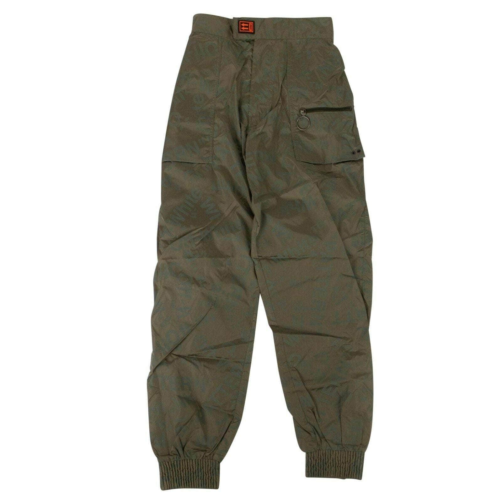 Off-White c/o Virgil Abloh 95-OFW-1060/M NWT OFF-WHITE C/O VIRGIL ABLOH Military Green Logo Cargo Pants Size M $1765 95-OFW-1060/M