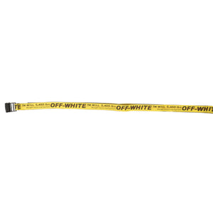 Off-White Off White C/o Virgil Abloh Industrial Tape Belt Yellow/Black