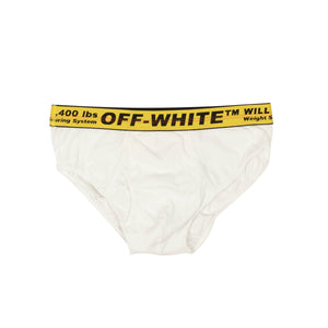 Off-White c/o Virgil Abloh channelenable-all, chicmi, couponcollection, gender-mens, main-clothing, mens-shoes, mens-underwear, off-white-c-o-virgil-abloh, size-xl, under-250 XL White Industrial Slip Underwear OFW-XACC-0082/XL OFW-XACC-0082/XL