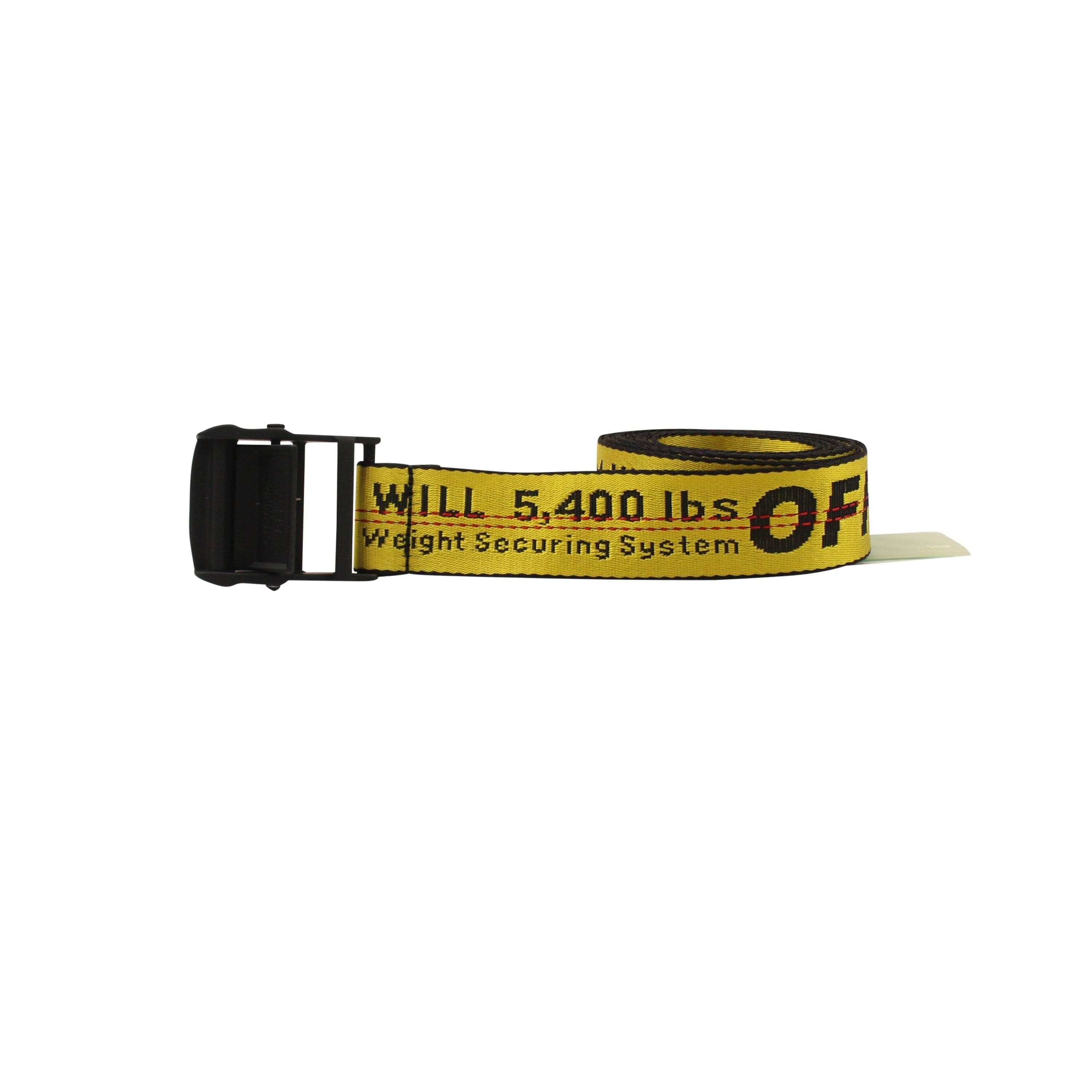 OFF-WHITE c/o VIRGIL ABLOH couponcollection, gender-womens, main-accessories, off-white-c-o-virgil-abloh, stadiumgoods, under-250 OS Yellow Classic Industrial Belt OFW-XACC-0110/OS OFW-XACC-0110/OS
