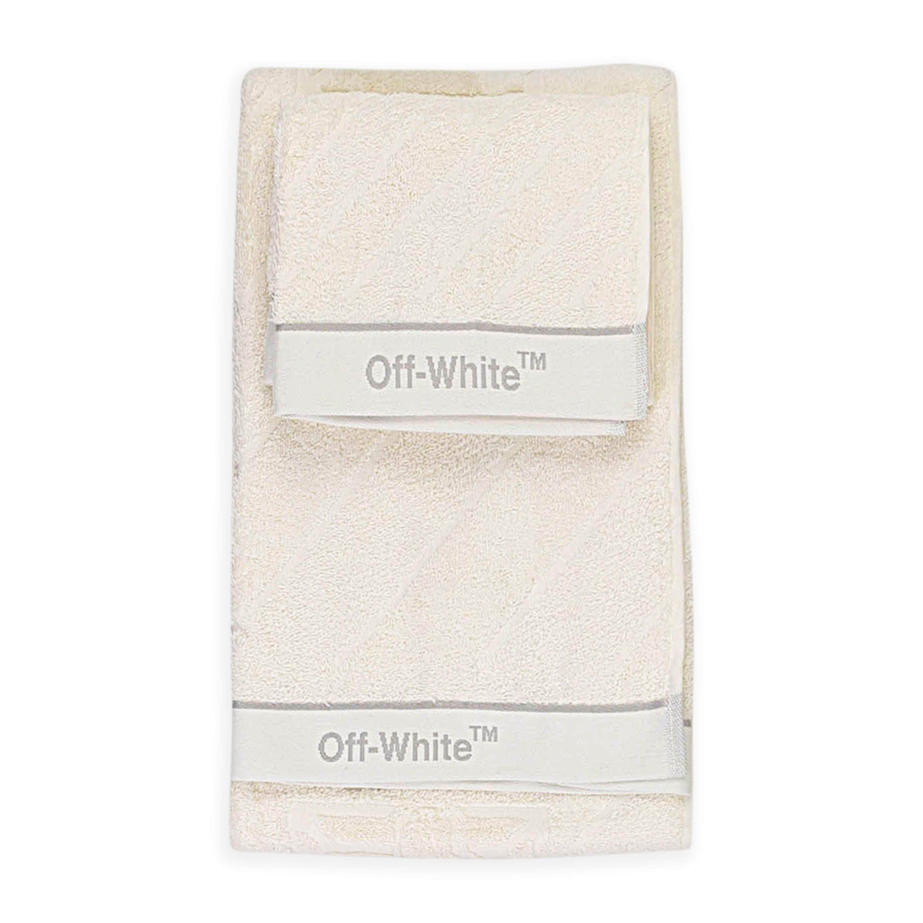 Off-White c/o Virgil Abloh OFW-XACC-0144/OS NWT OFF-WHITE c/o VIRGIL ABLOH COCONUT WHITE TOWEL Size OS $210 OFW-XACC-0144/OS