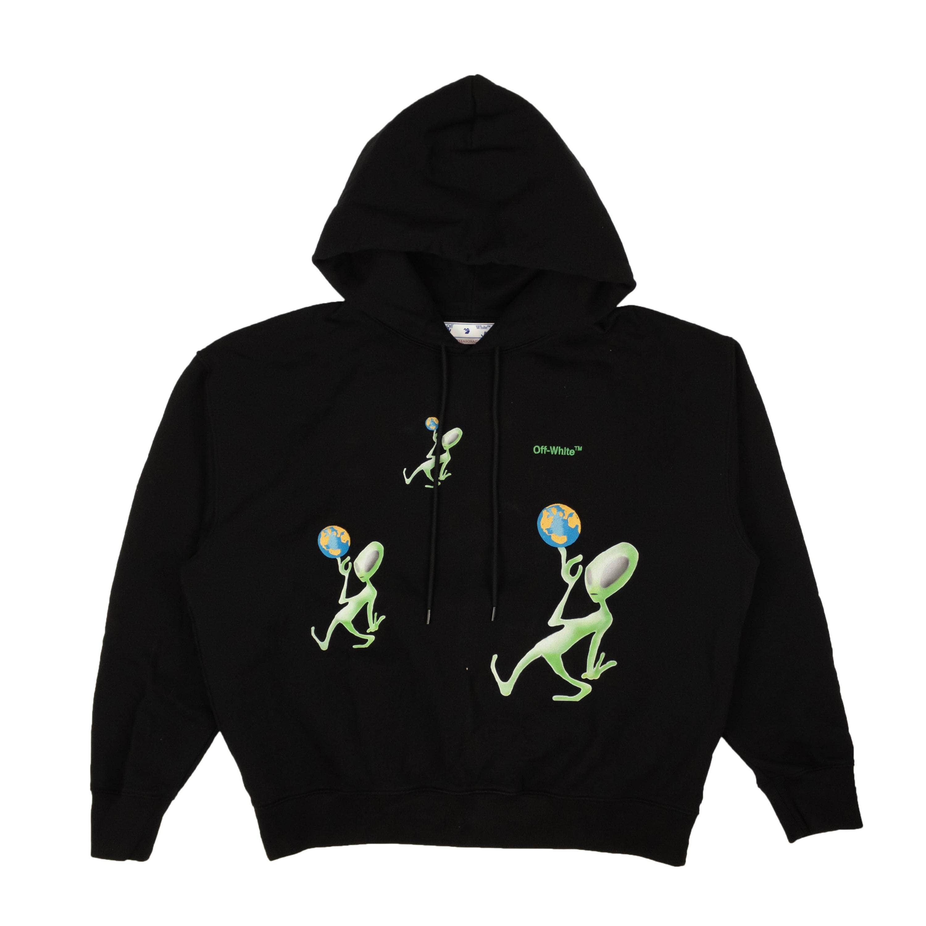 Off-White c/o Virgil Abloh OFW-XHDS-0069/M NWT OFF-WHITE C/O VIRGIL ABLOH Black Alien Arrow Skate Hoodie Size M $1075 OFW-XHDS-0069/M