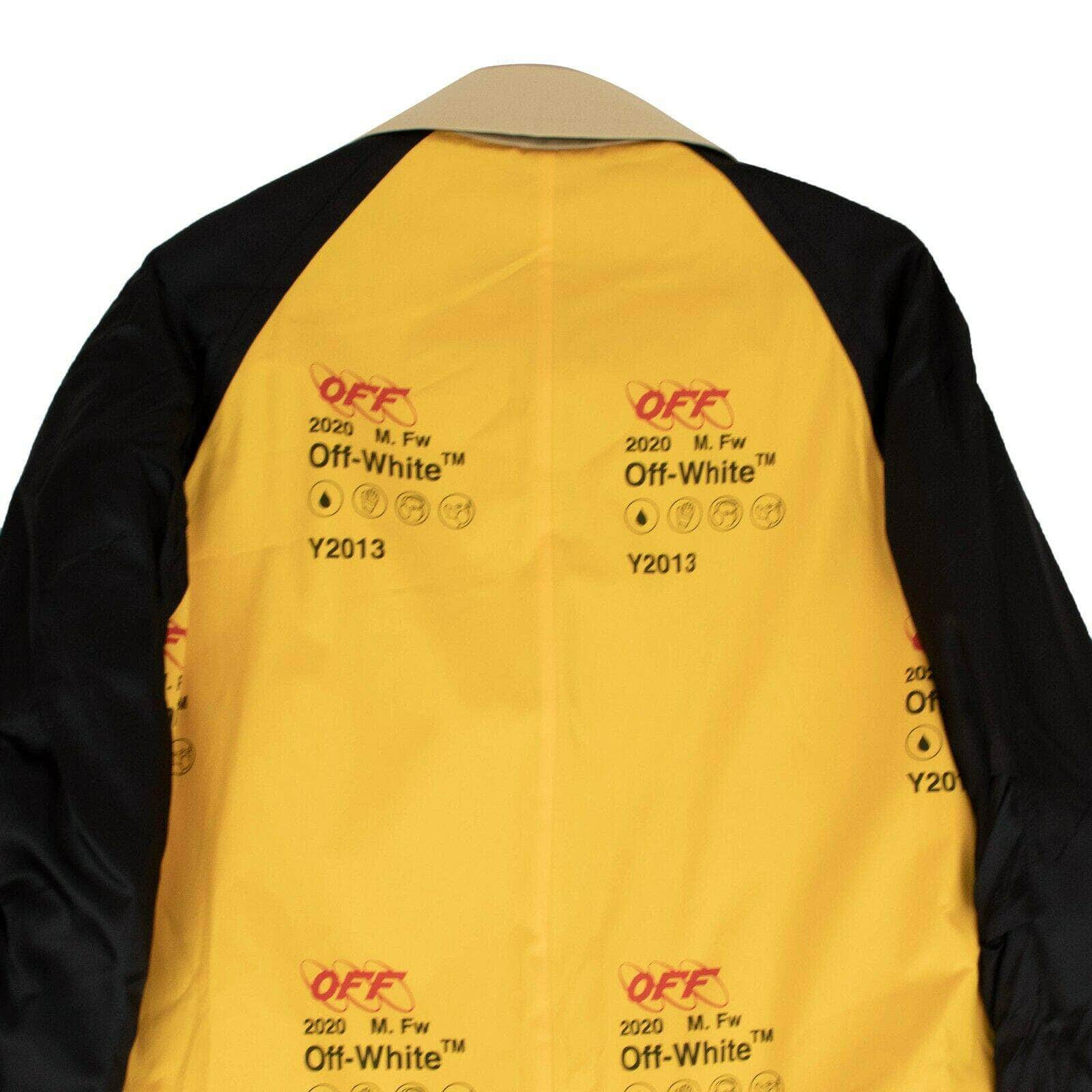 OFF-WHITE c/o VIRGIL ABLOH Yellow Industrial Trench Coat