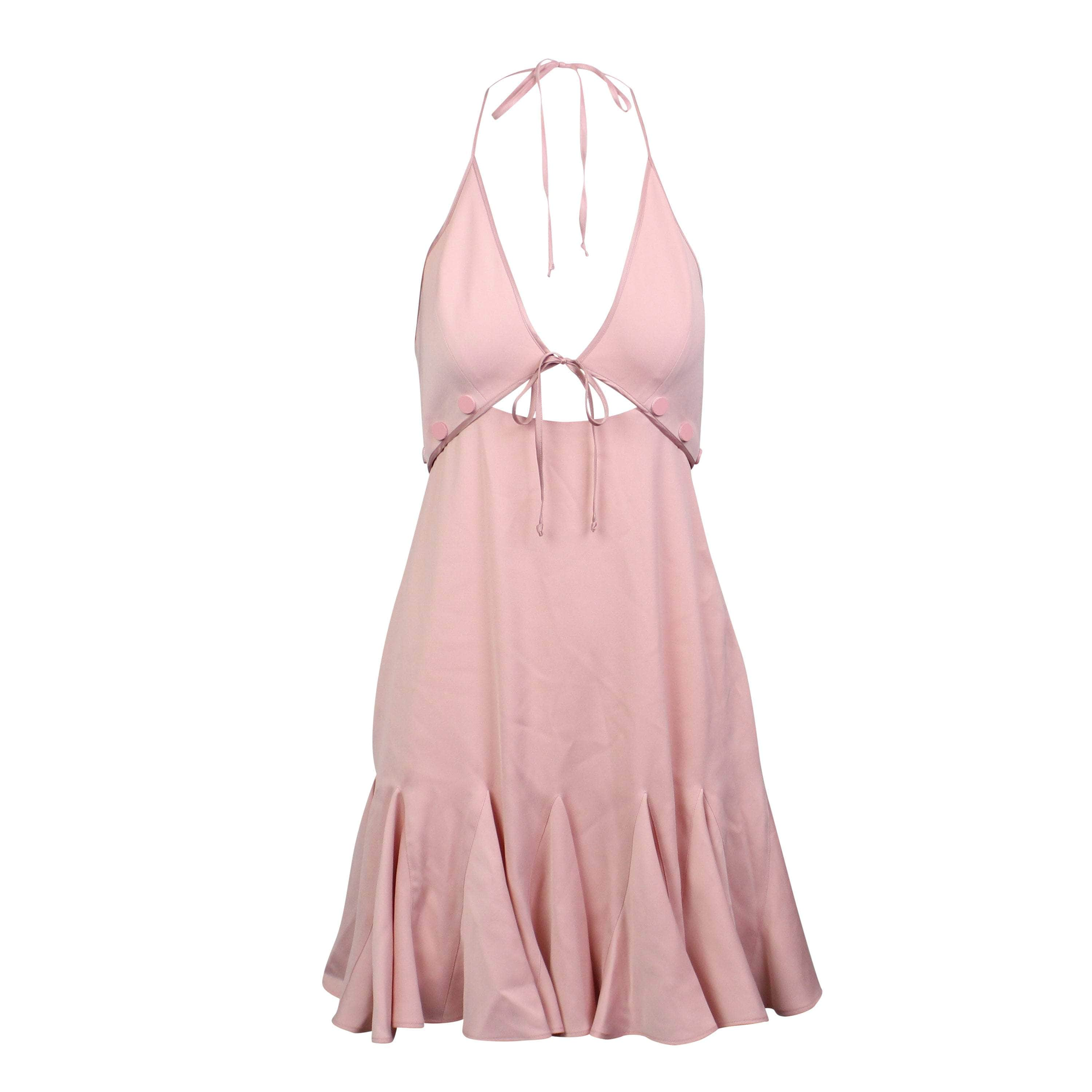 Opening Ceremony 95-OCY-0007/6 PINK Opening Ceremony SNAP BIKINI DRESS Size 6 $350 95-OCY-0007/6