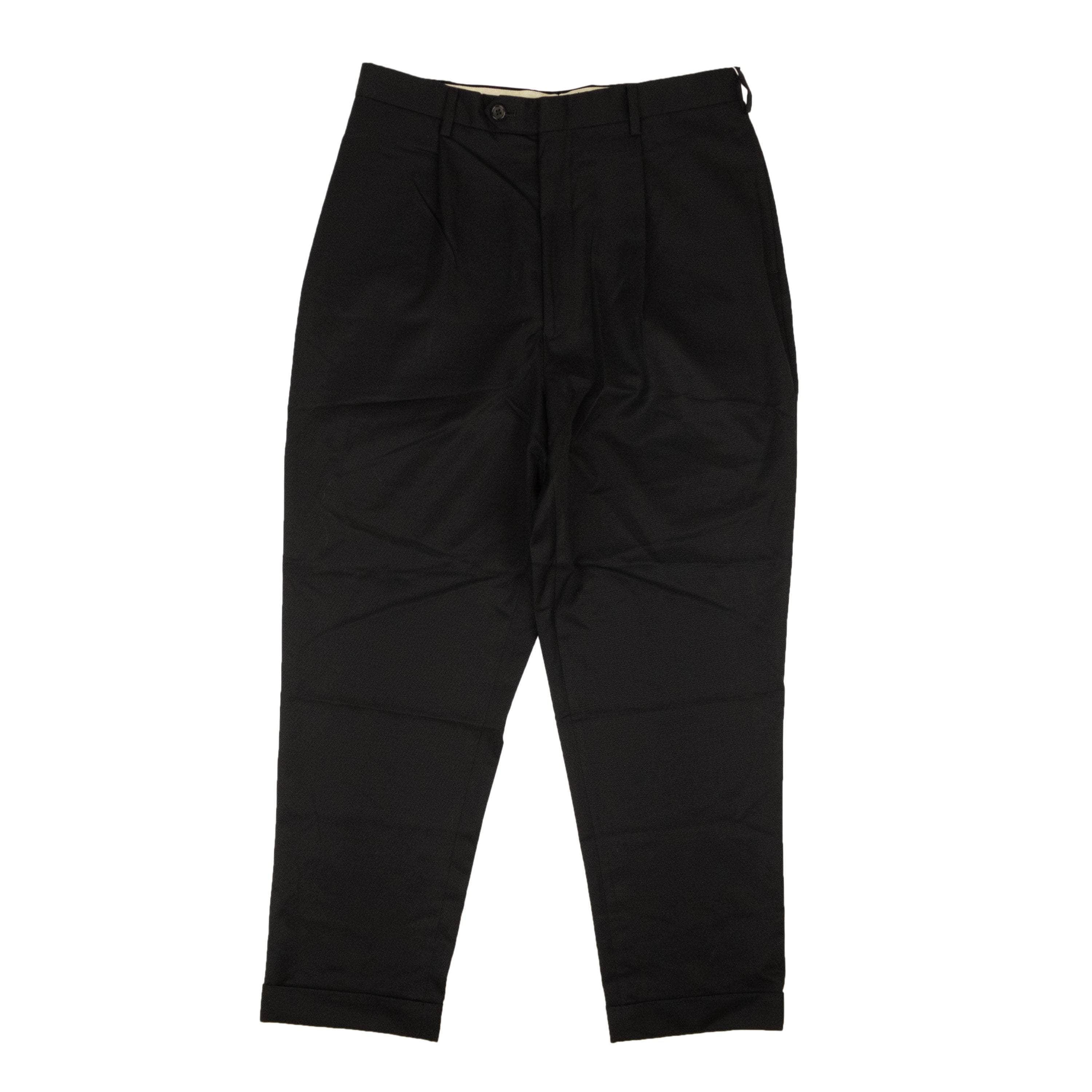 Opening Ceremony 95-OCY-0085/L NWT OPENING CEREMONY Black Wool Tapered Buckle Twill Pants Size L $215 95-OCY-0085/L