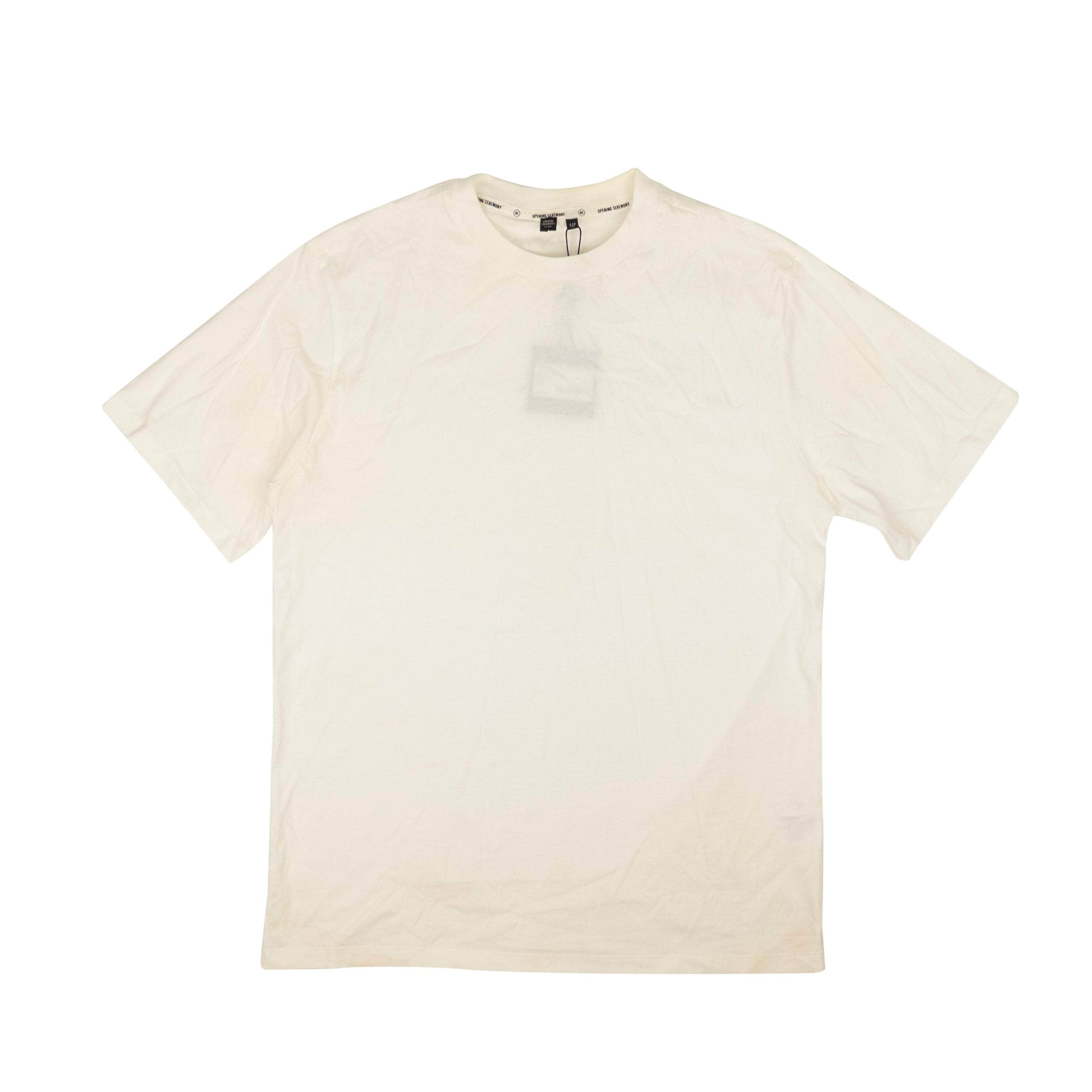 Opening Ceremony 95-OCY-1010/XS NWT Opening Ceremony WHITE BLANK OC T-SHIRT Size XS $60 95-OCY-1010/XS