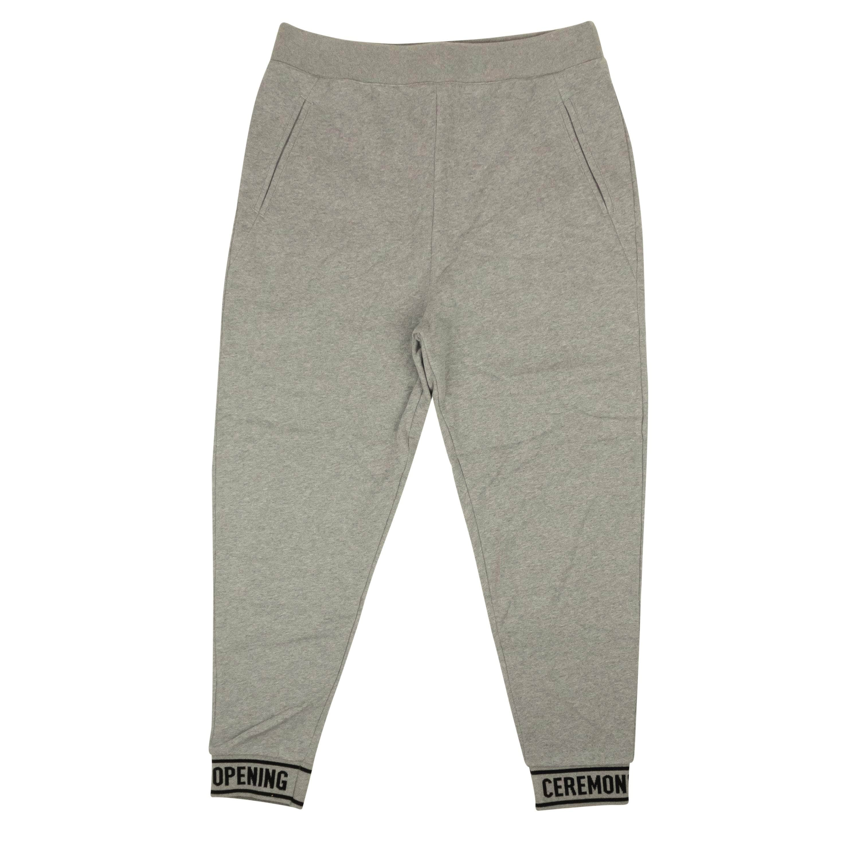 Opening Ceremony 95-OCY-1062/XL NWT OPENING CEREMONY Grey Cotton Elastic Logo Sweatpans Size XL $150 95-OCY-1062/XL