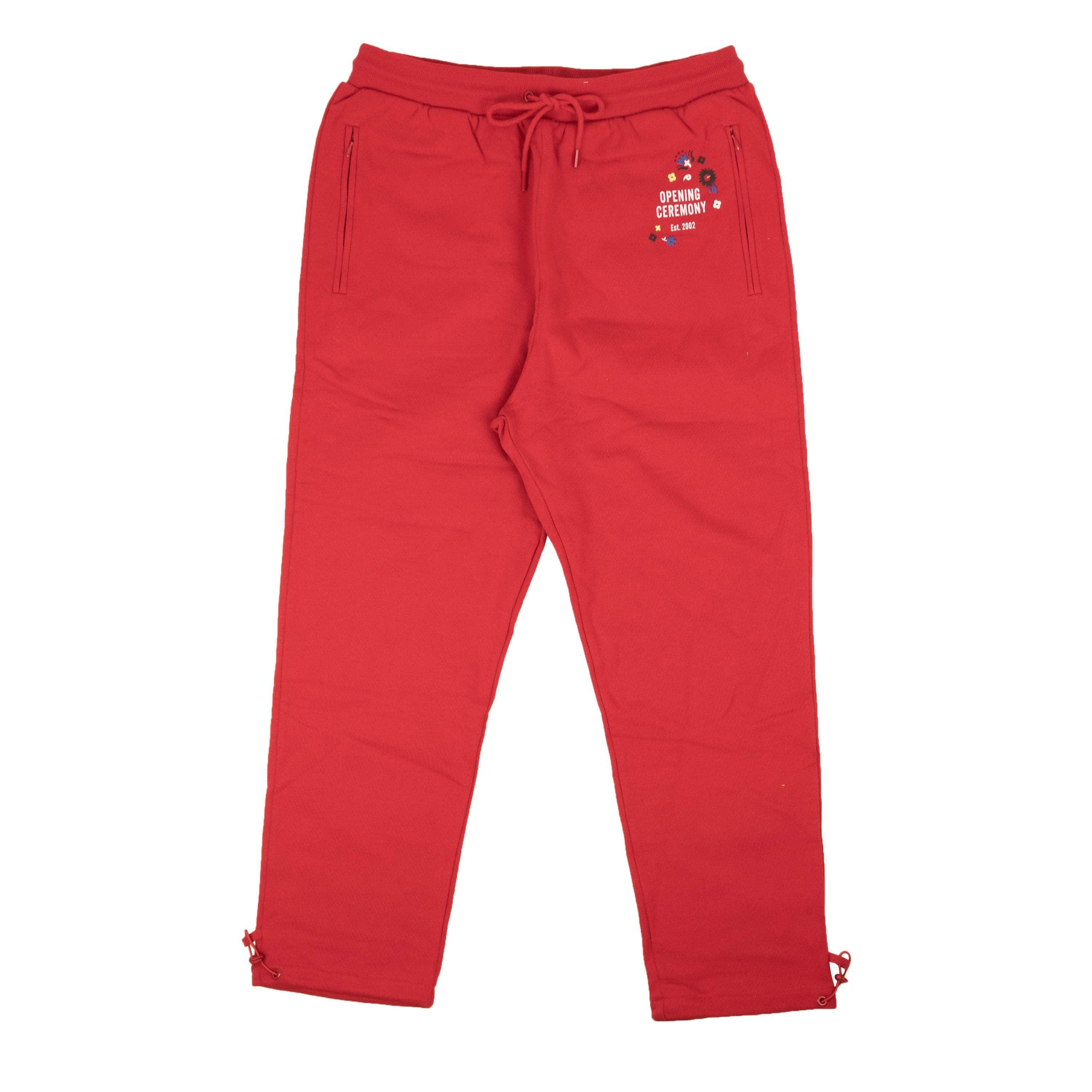 Opening Ceremony 95-OCY-1063/S NWT Opening Ceremony RED UNISEX SWEATPANT Size S $175 95-OCY-1063/S